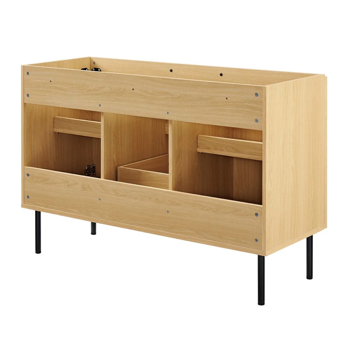 Bathroom Vanity Cabinet with Rattan Doors – Sink Basin Not Included, Various Sizes - Image 137