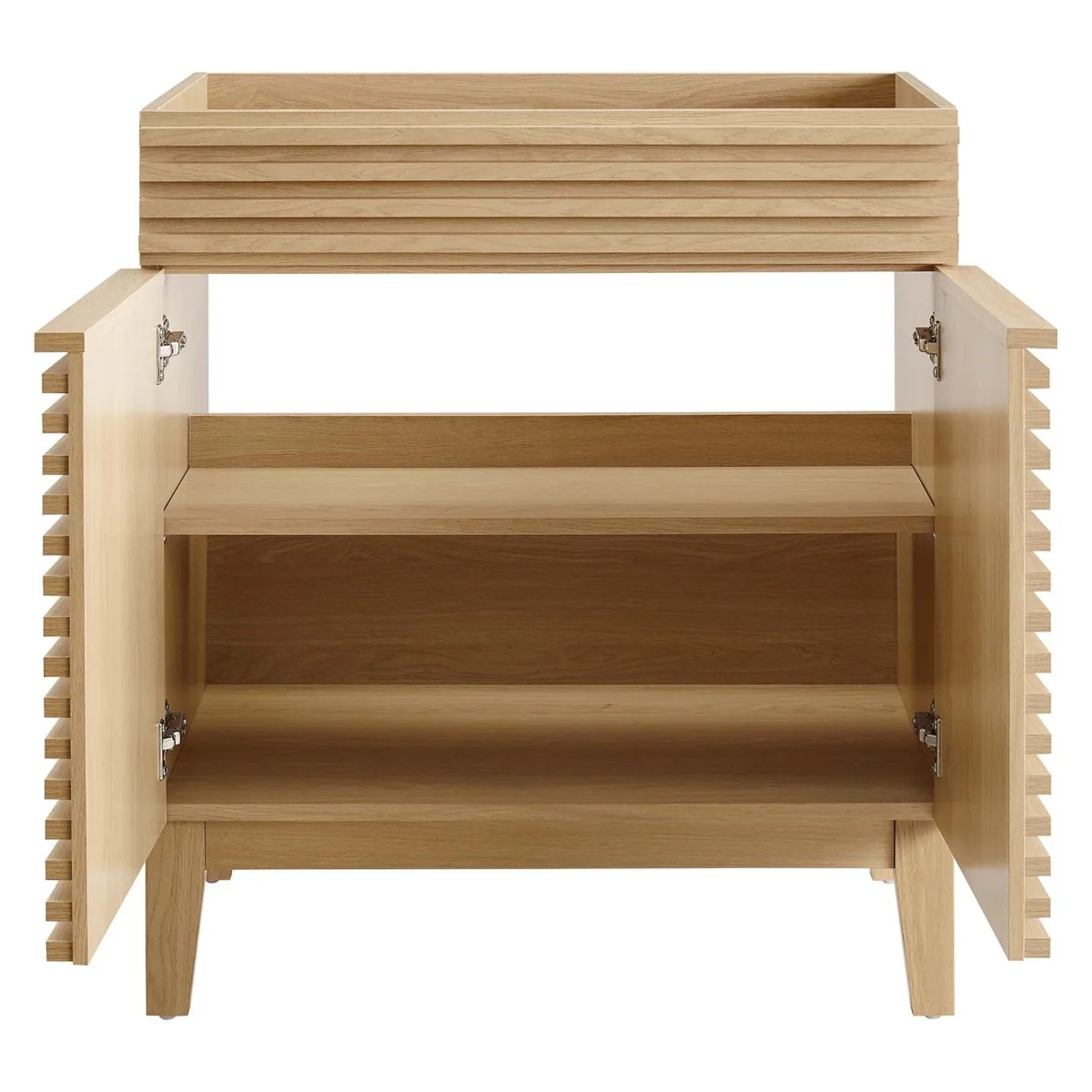 Bathroom Vanity Cabinet with Storage — Mid-Century Modern Design, Durable Construction - Image 39