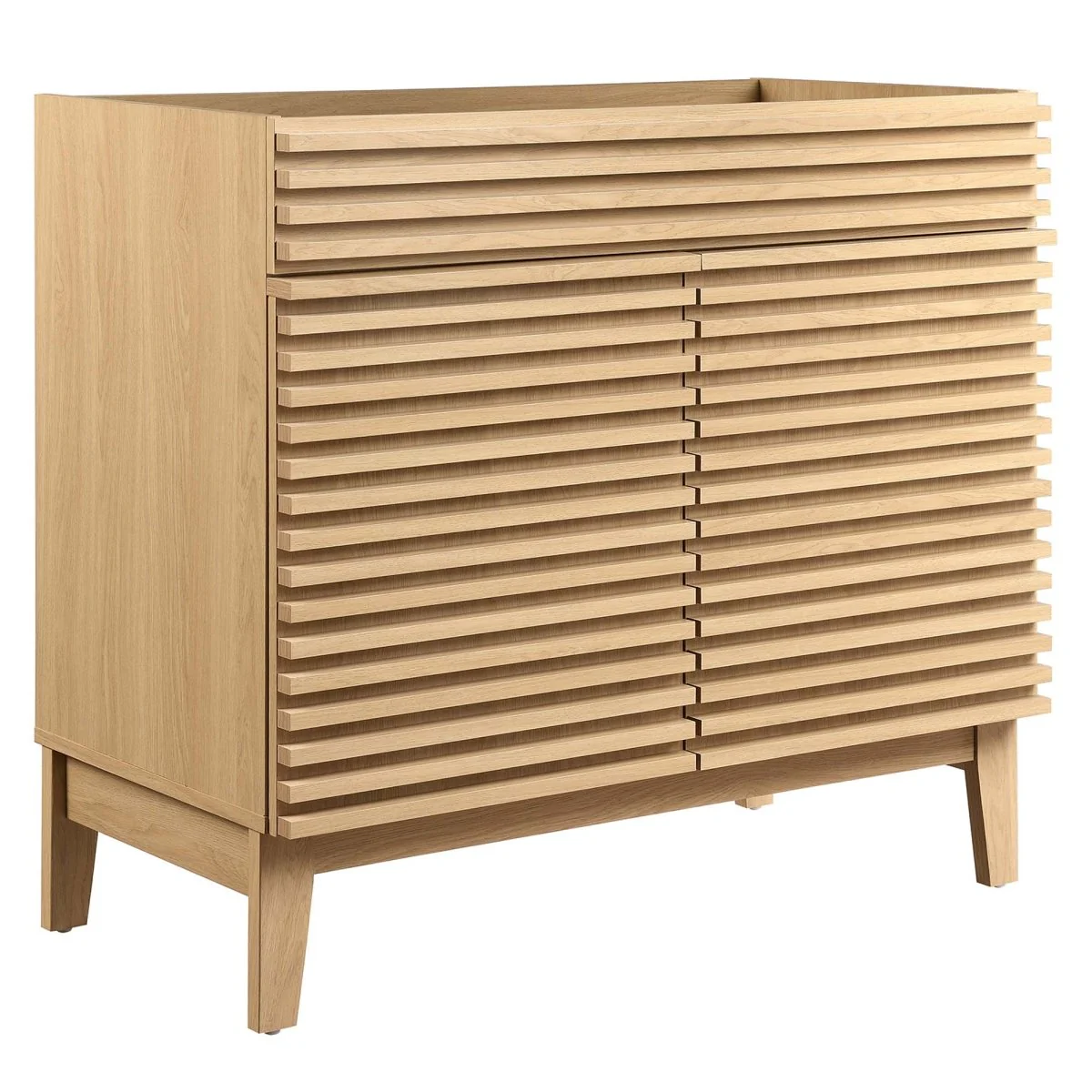 Bathroom Vanity Cabinet with Storage — Mid-Century Modern Design, Durable Construction - Image 61