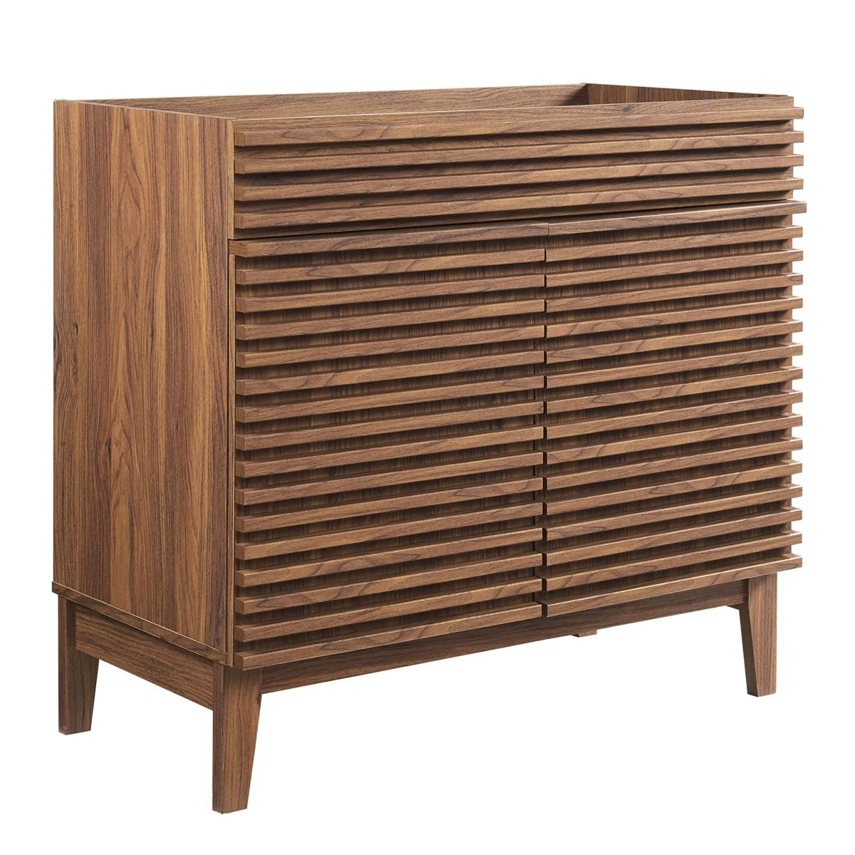 Bathroom Vanity Cabinet with Storage — Mid-Century Modern Design, Durable Construction - Image 85