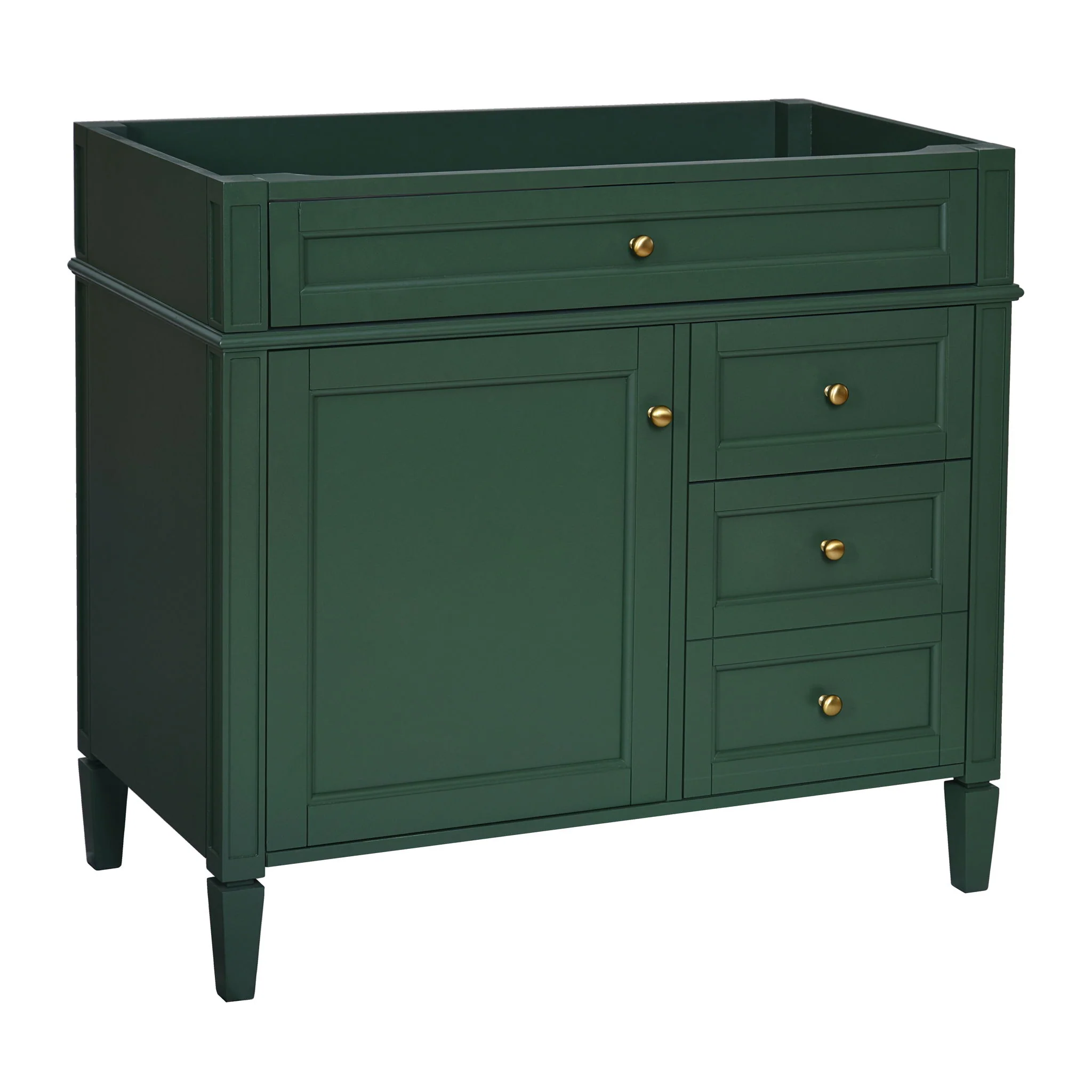 Bathroom Vanity With 2 Drawers And Tip-Out Drawer, Storage Cabinet - Image 72