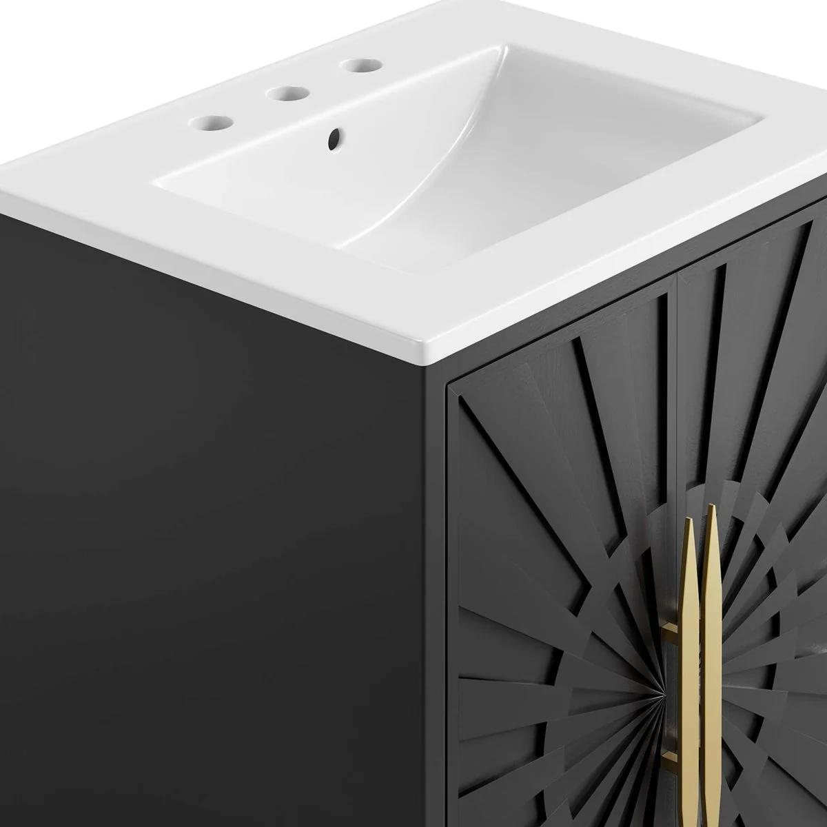 Bathroom Vanity with Ceramic Sink Top – Modern Vanity Unit for Bathroom - Image 32