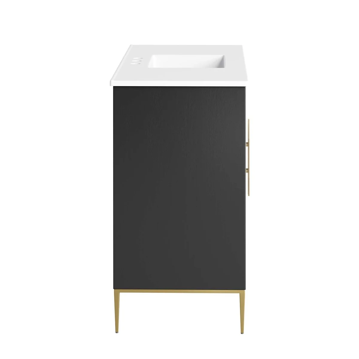 Bathroom Vanity with Ceramic Sink Top – Modern Vanity Unit for Bathroom - Image 93