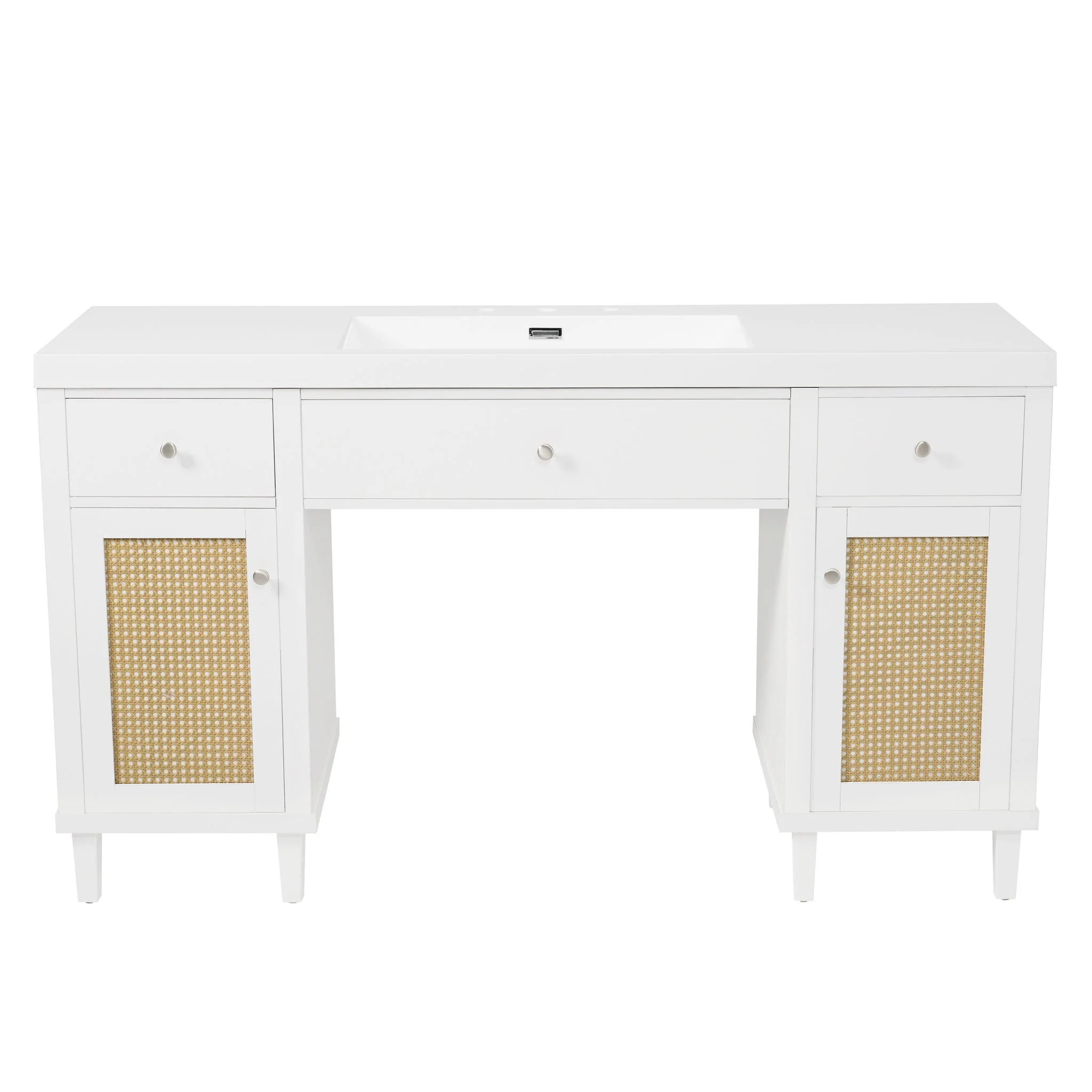 Bathroom Vanity With Sink, Spacious Storage Cabinet - Image 2