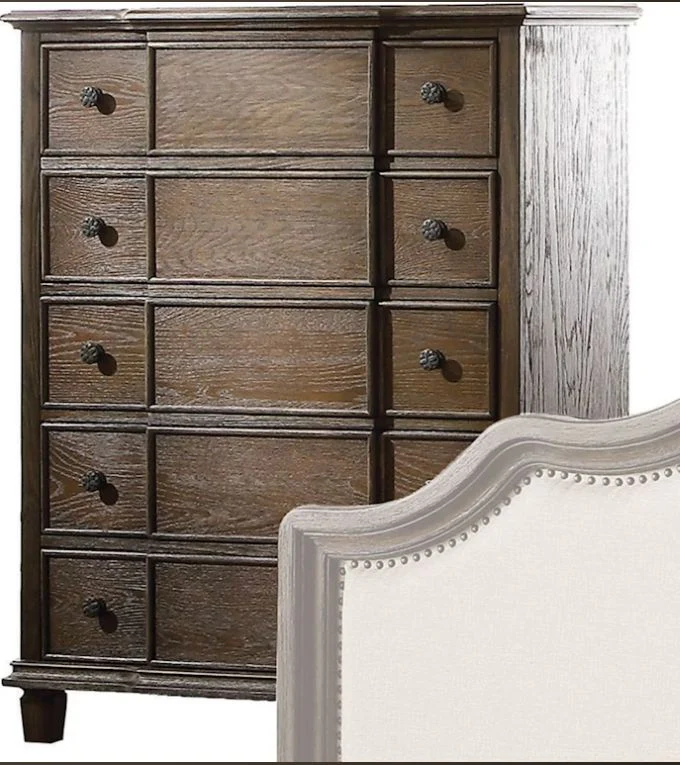 Baudouin - Weathered Chest - Oak - Image 3