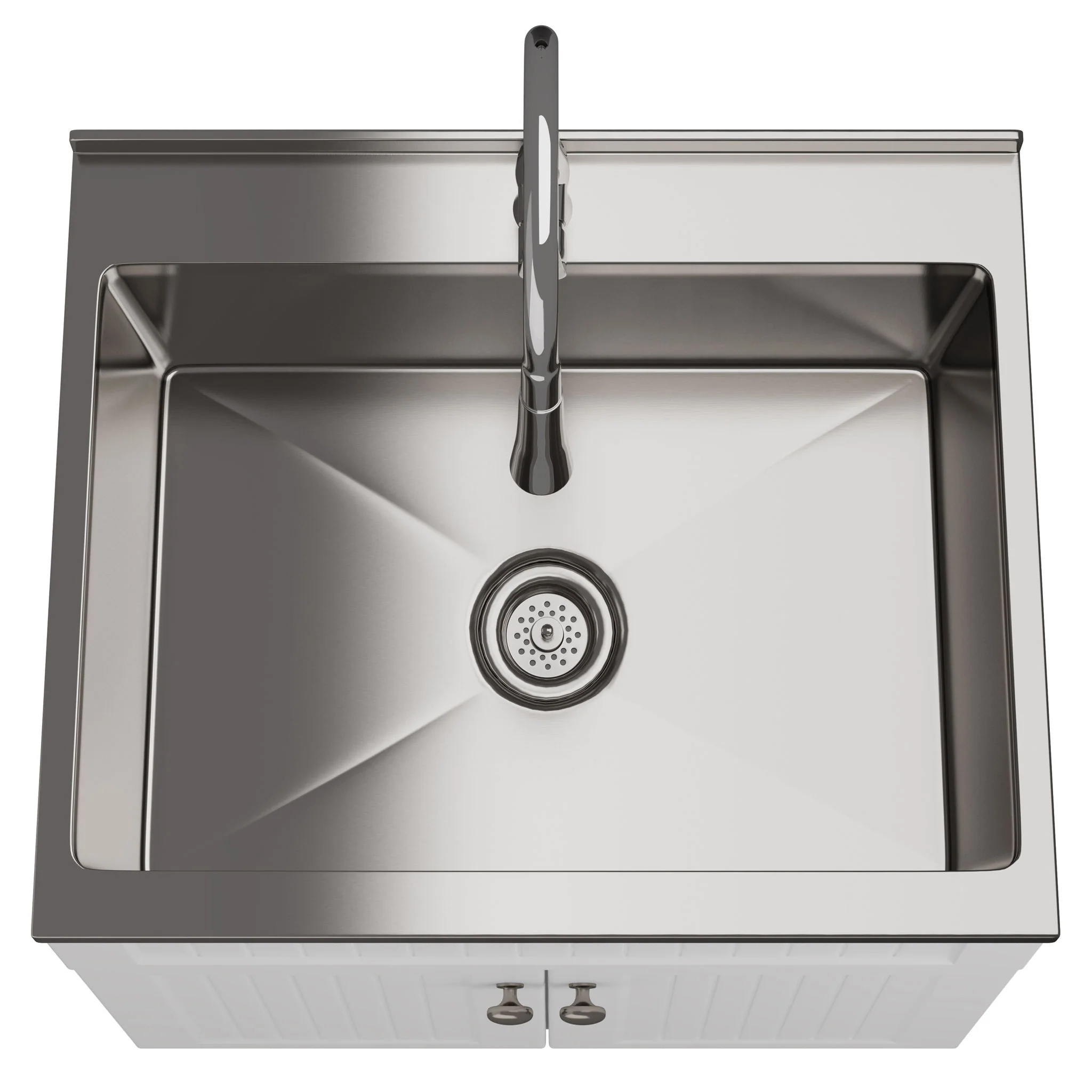 Beckham - Laundry Cabinet & Faucet And Stainless Steel Sink - Image 13