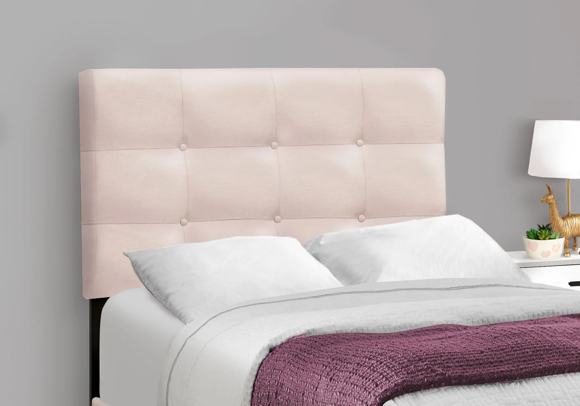 Bed, Upholstered, Frame Only, Transitional - Image 35