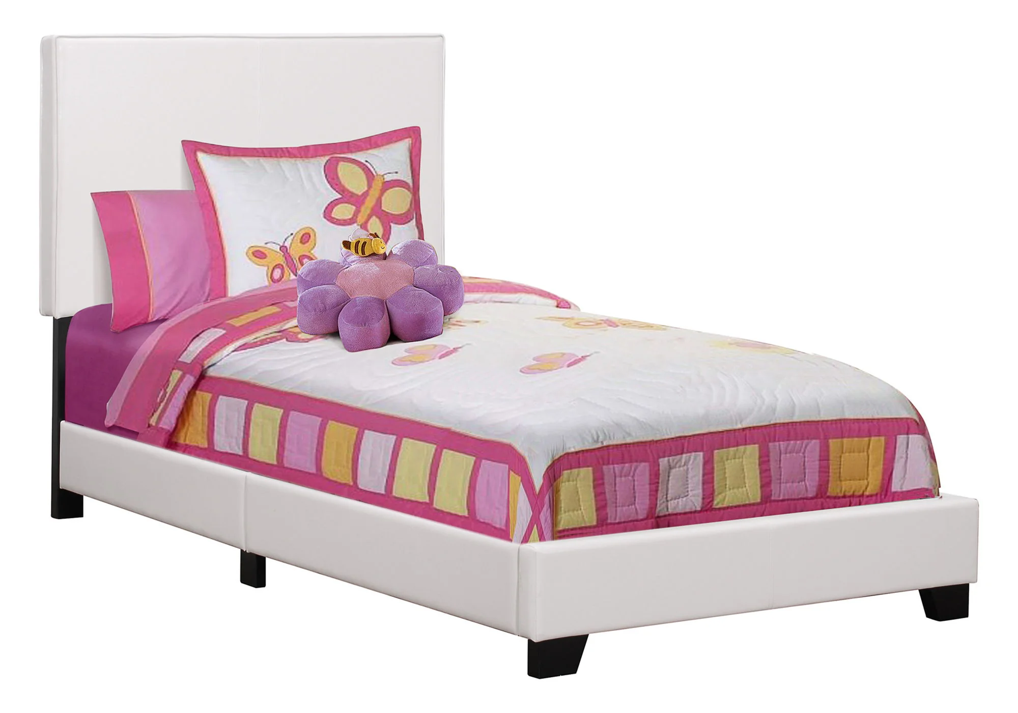 Bed, Upholstered, Transitional - Image 17