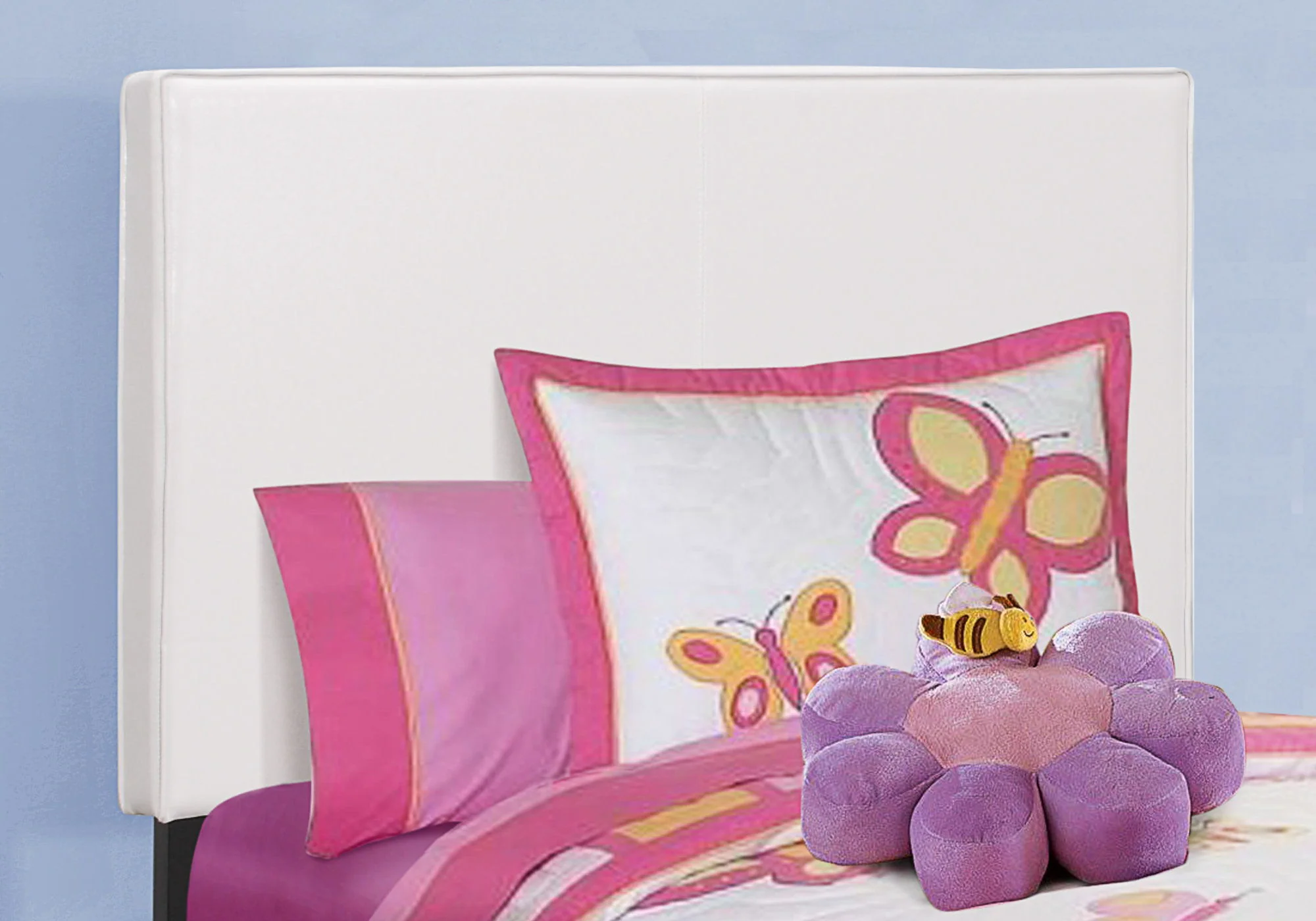 Bed, Upholstered, Transitional - Image 20