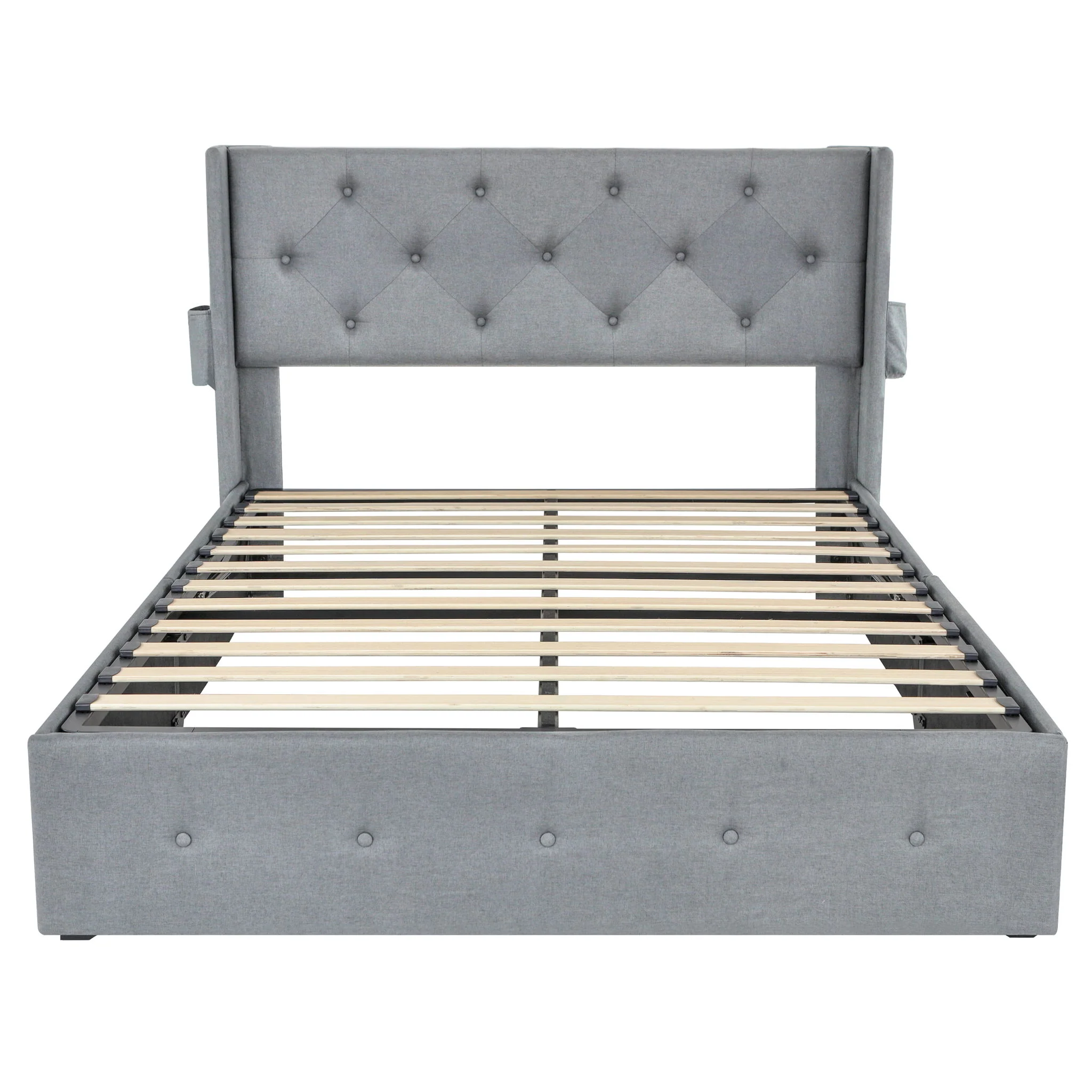 Bed With Gas Lift Storage, USB Ports - Image 3