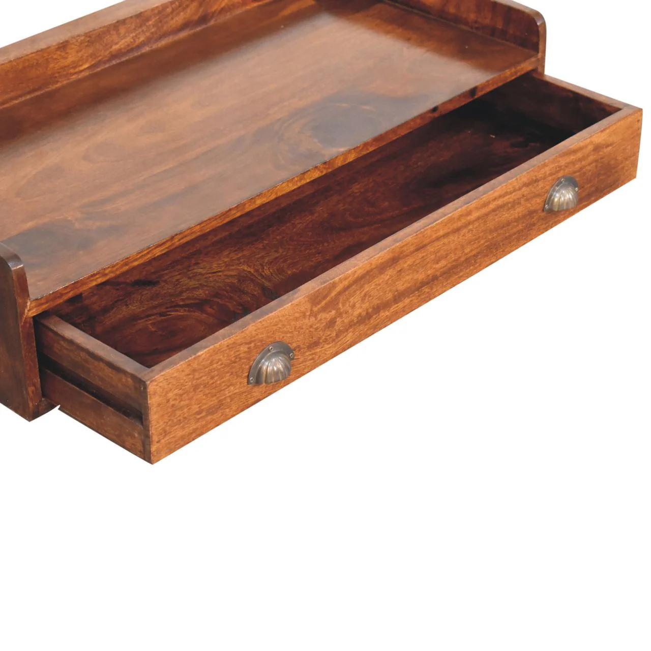 Belmont - Wall Mounted Console Shelf - Chestnut - Image 4