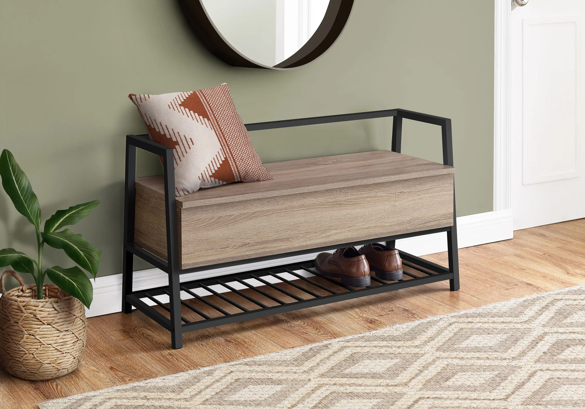 Bench Storage, Rectangular, Contemporary & Modern - Image 13