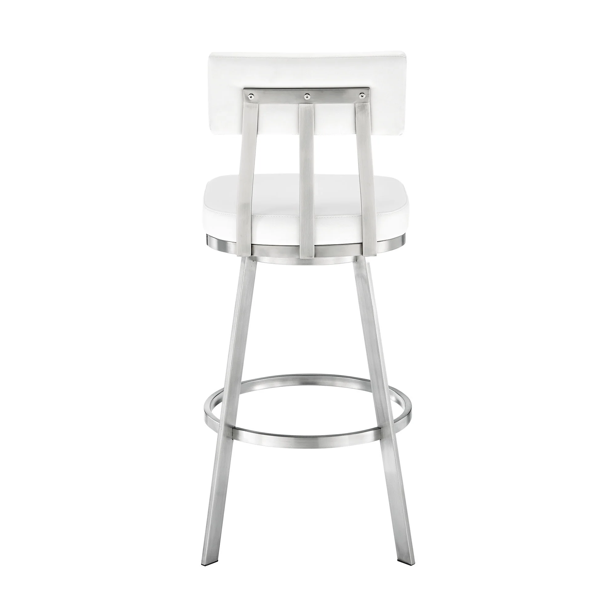 Benjamin - Swivel Stool - Brushed Steel Legs - Image 13
