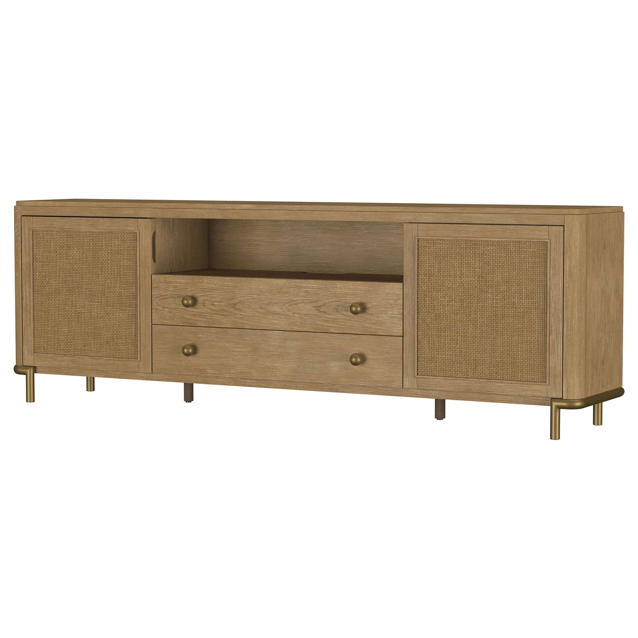 Benson - 2 Door TV Stand With Dual Drawers - Image 17