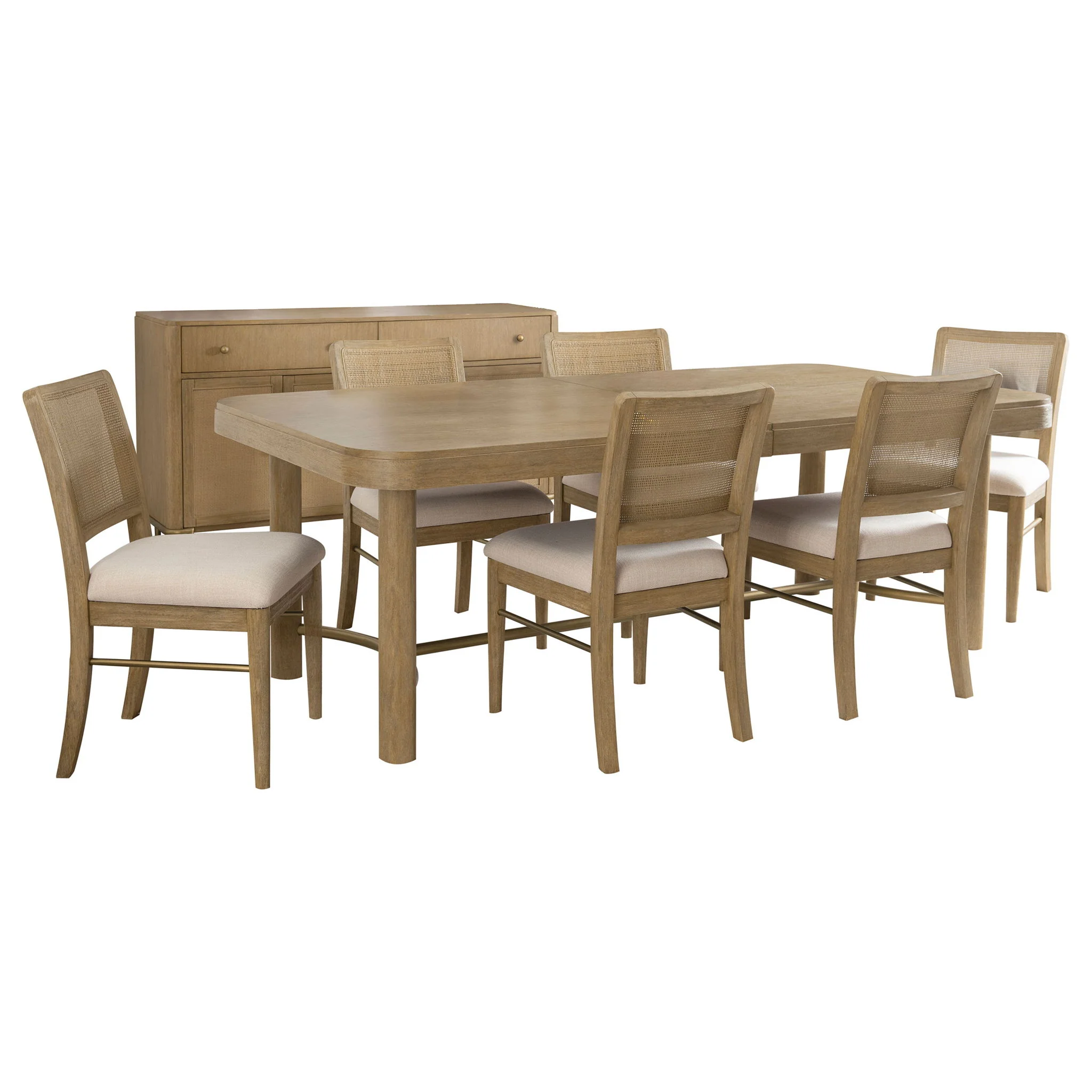 Benson - Extension Leaf Dining Table Set With Chairs - Image 2