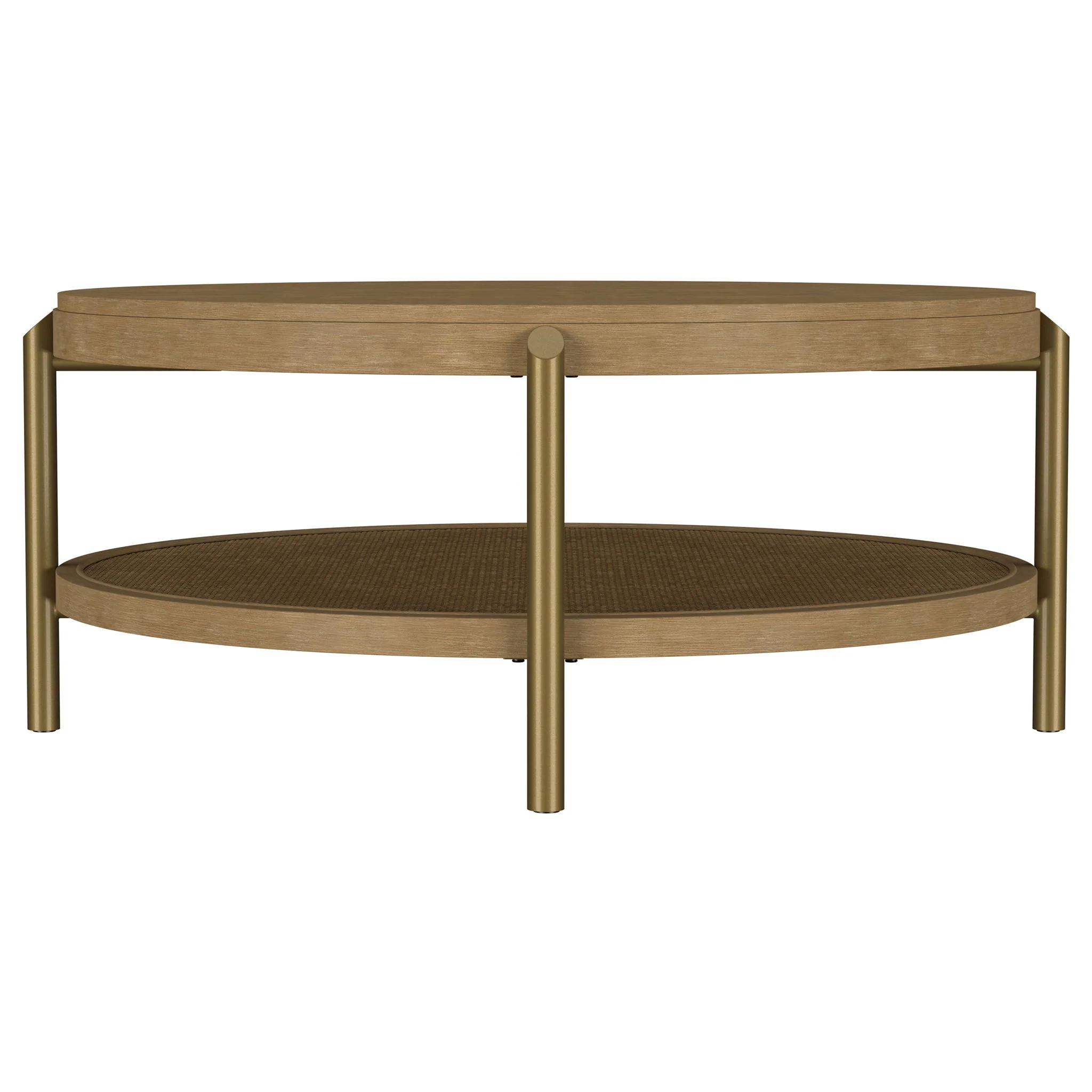 Benson - Round Table With Storage Shelf - Image 13