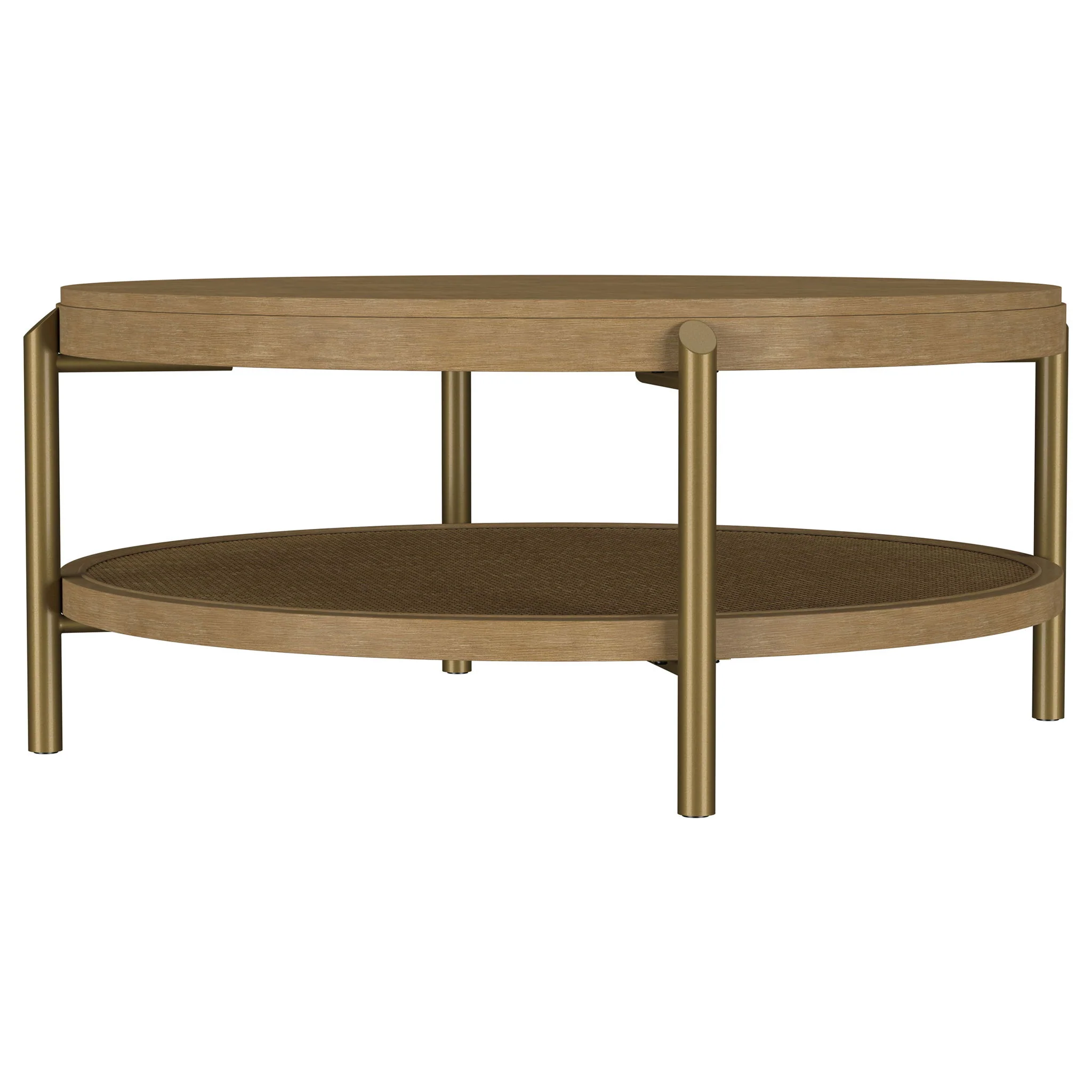 Benson - Round Table With Storage Shelf - Image 17
