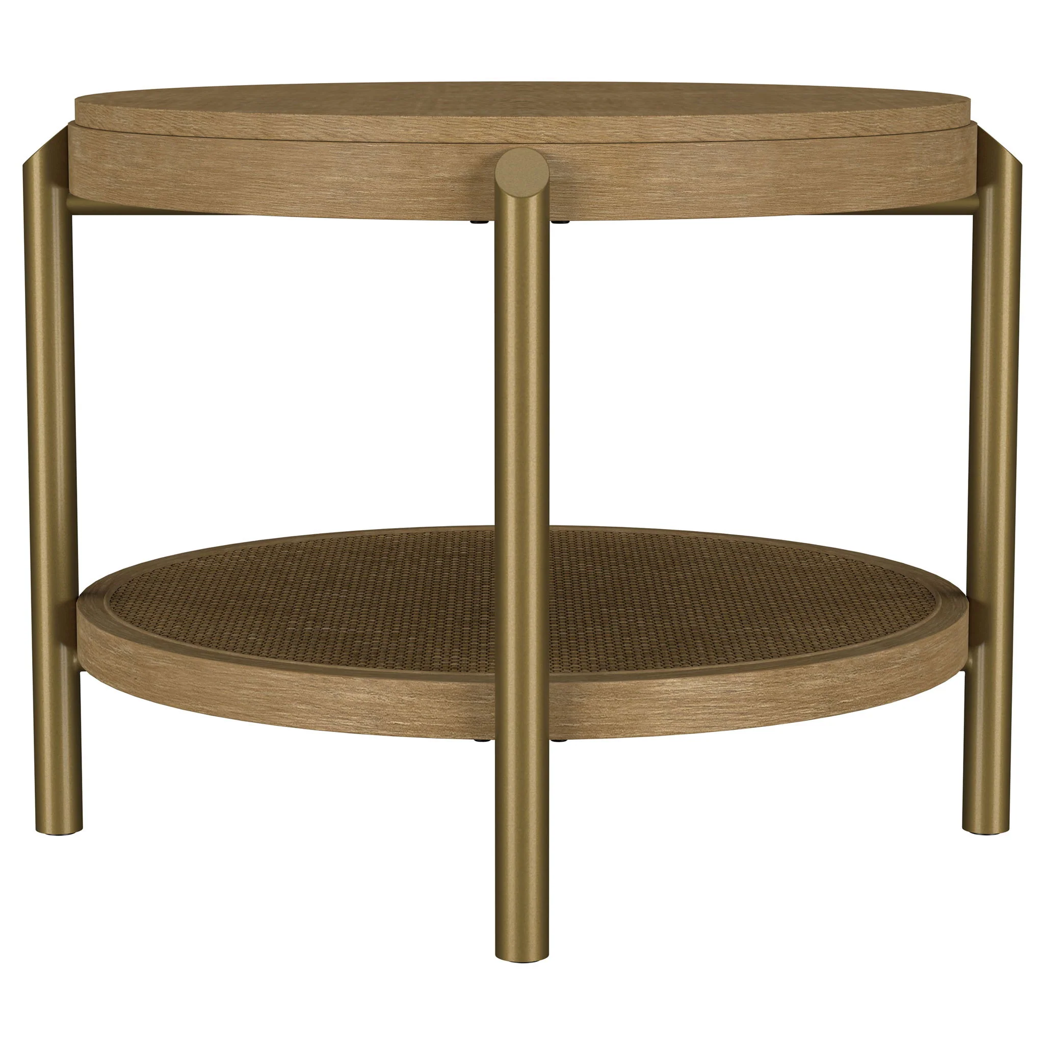 Benson - Round Table With Storage Shelf - Image 20