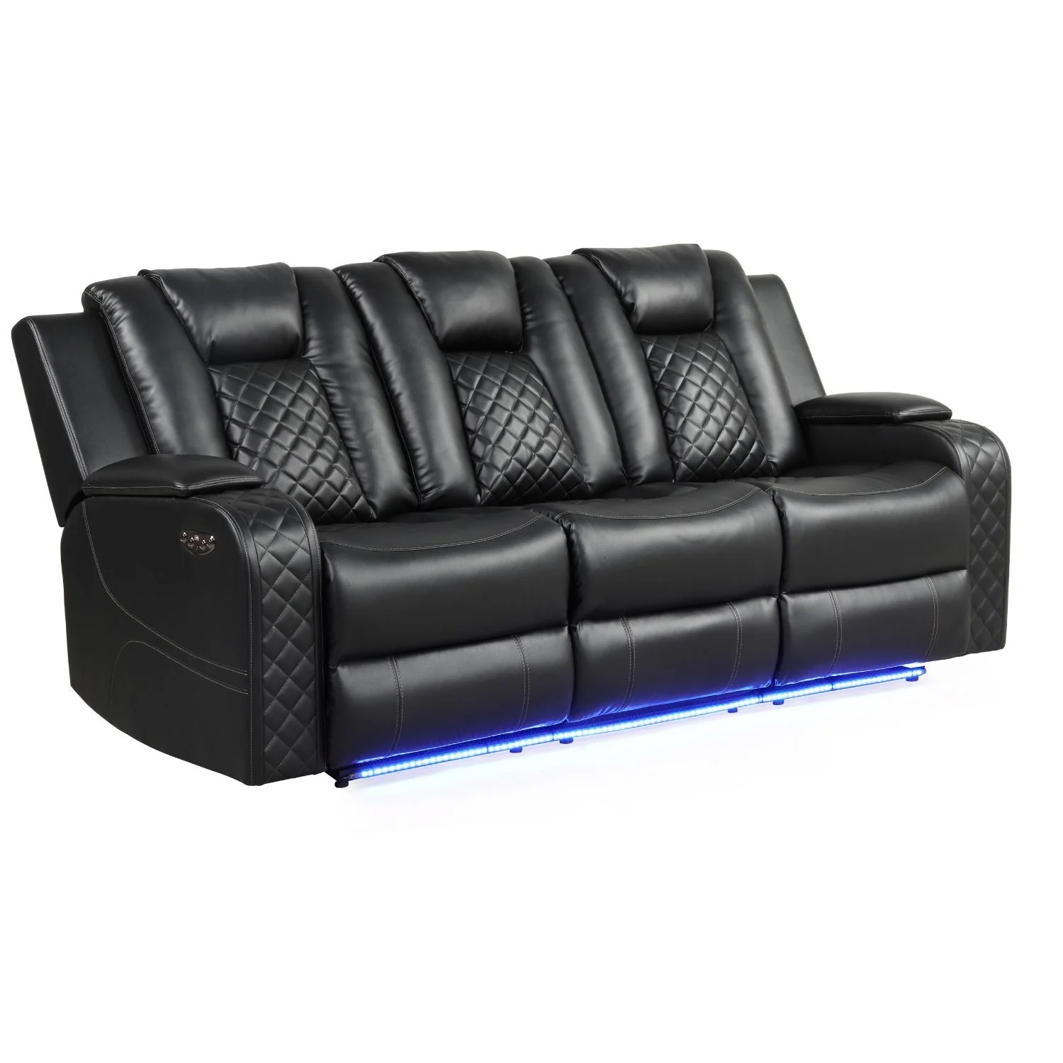 Benz - Power Reclining Sofa With LED Lighting - Image 3