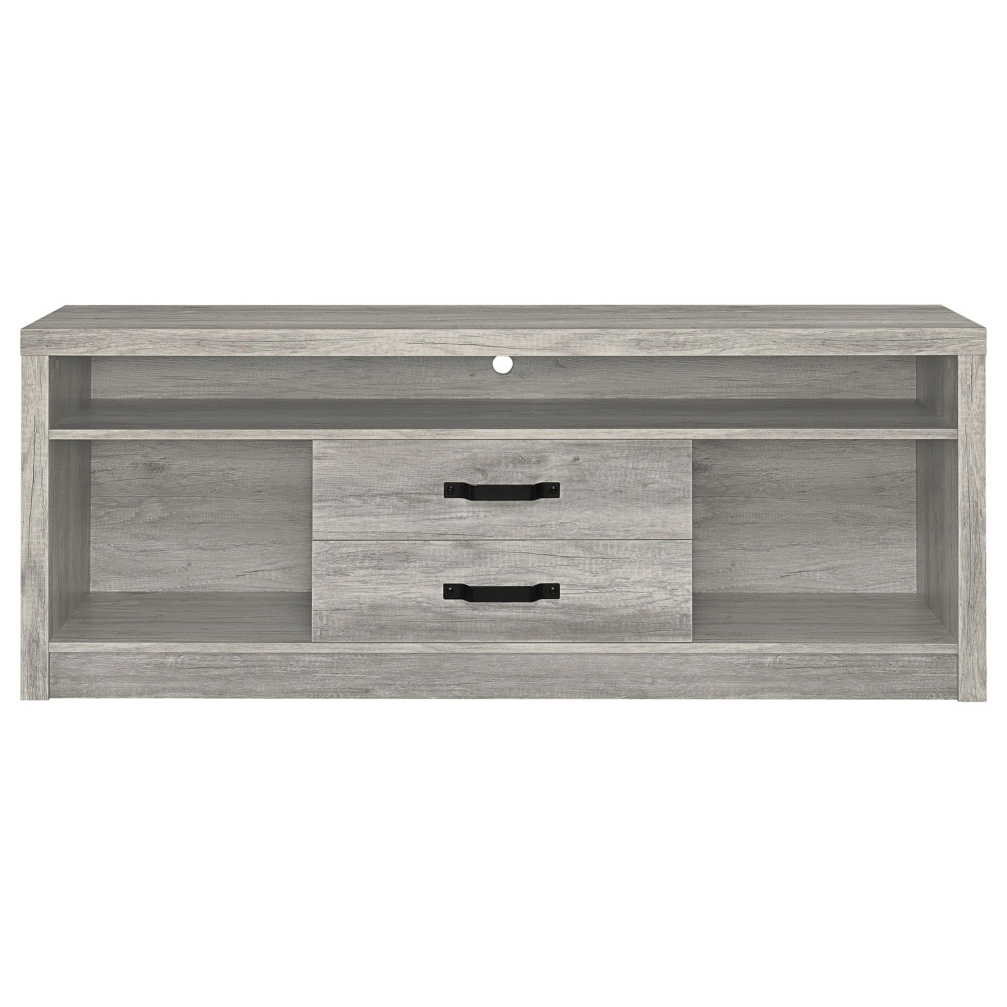 Bergeron - 2 Drawer TV Stand - Driftwood - Image 5