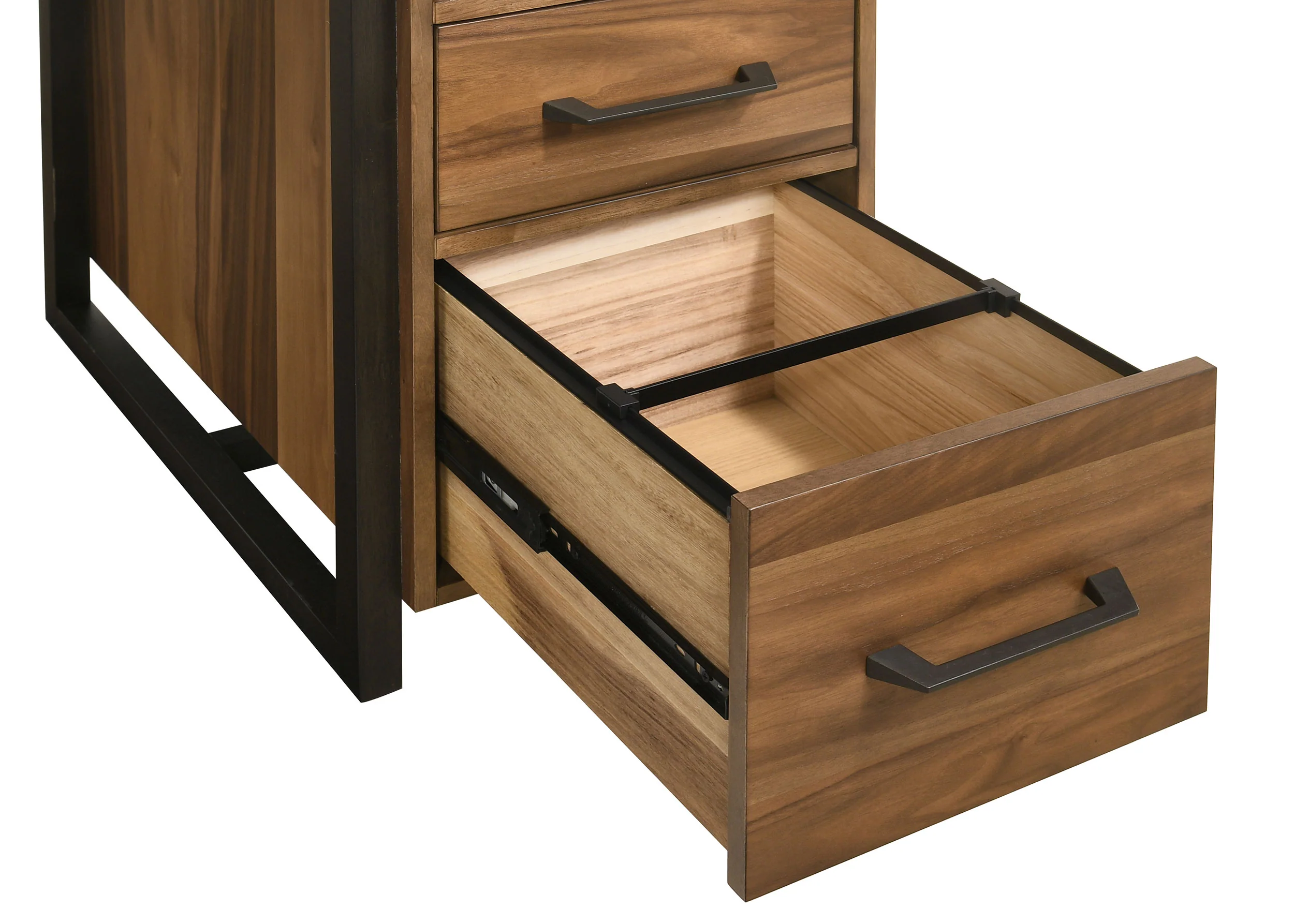 Berhalter 6-Drawer Double Pedestal File Computer Desk - Image 11