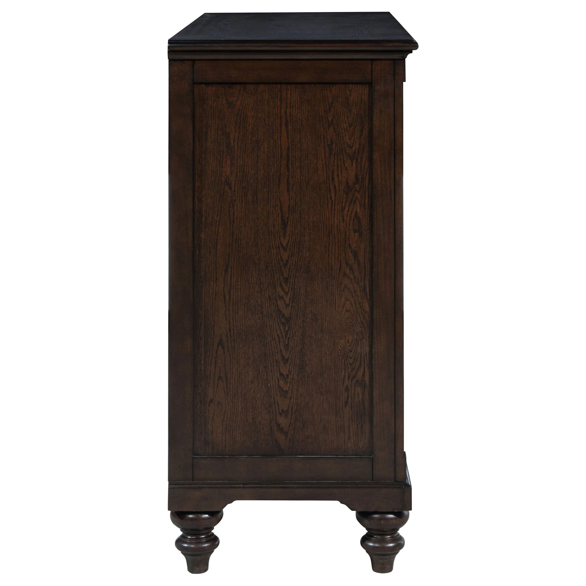 Berwick - 8 Drawer Dresser Cabinet With Felt Lined Drawers - Dark Oak - Image 8