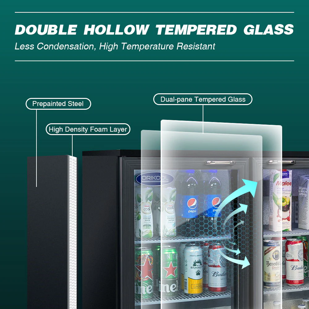 Beverage Refrigerators Glass Door Back Bar, Cooler, Commercial Beer Wine And Drink Fridge - Image 7