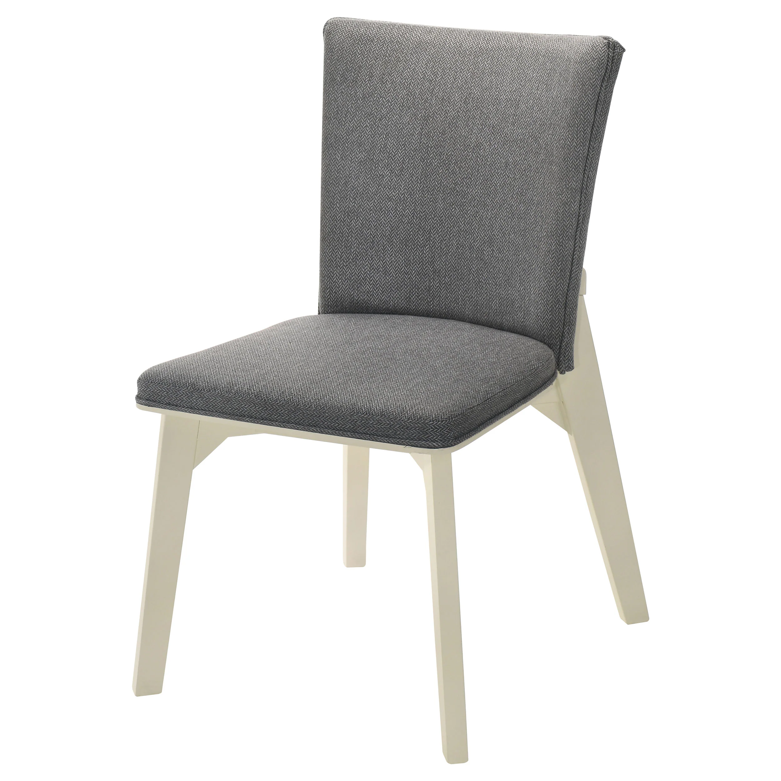Biloxi Upholstered Dining Side Chair Grey, Set of 2 - Image 5