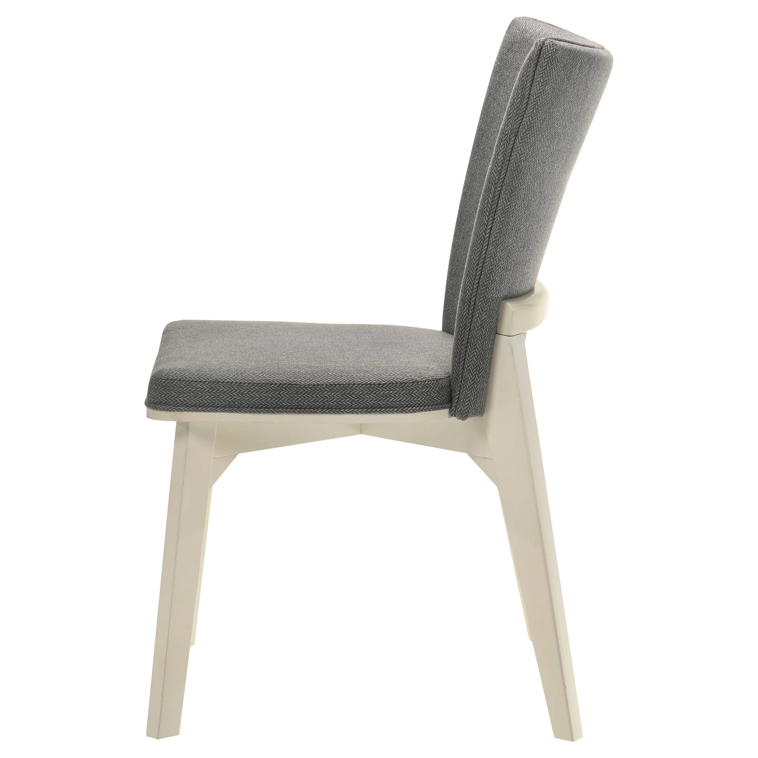 Biloxi Upholstered Dining Side Chair Grey, Set of 2 - Image 6