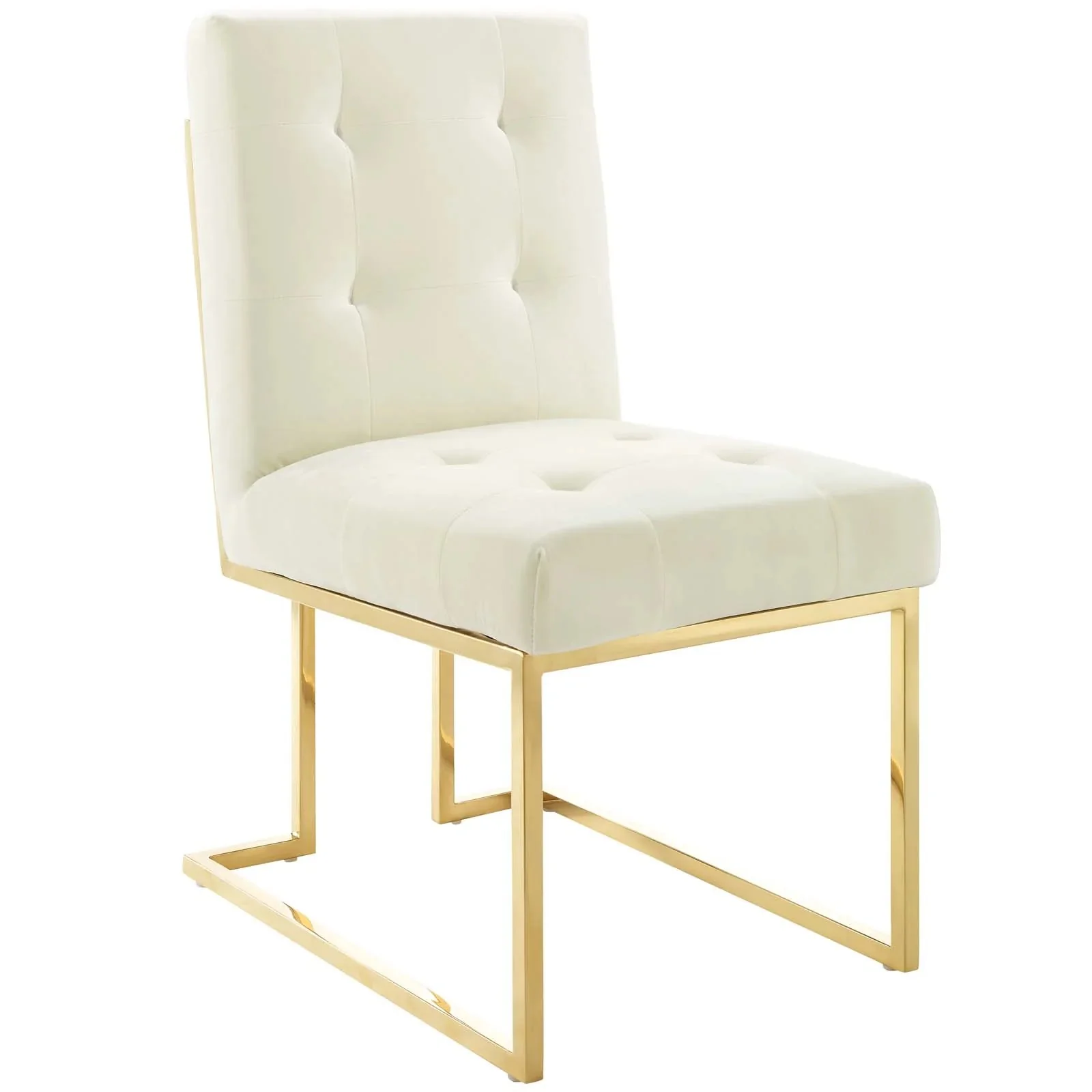Biscuit-Tufted Performance Velvet Dining Chair - Image 19