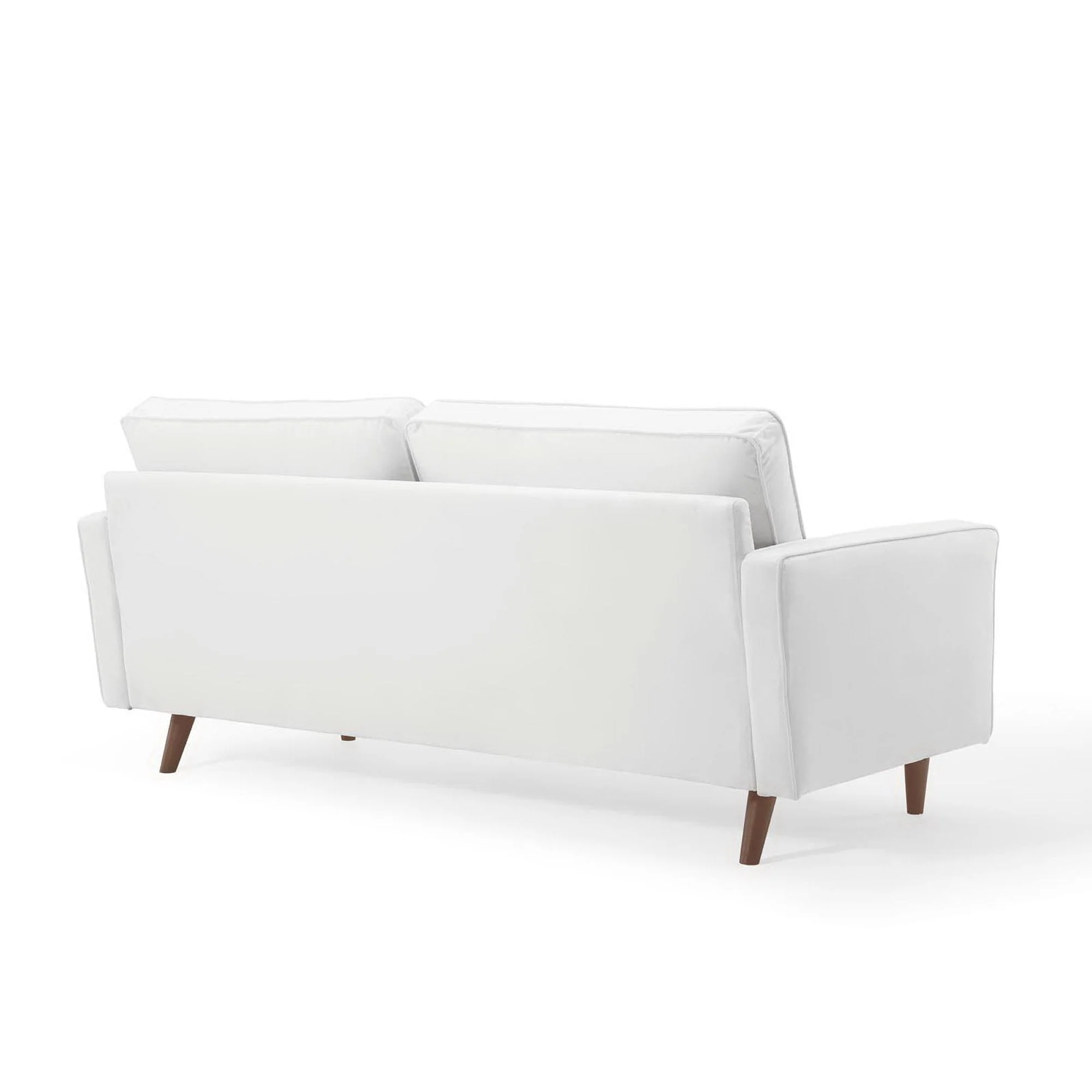 Biscuit Tufted Performance Velvet Sofa with Bolster Pillows - Image 48