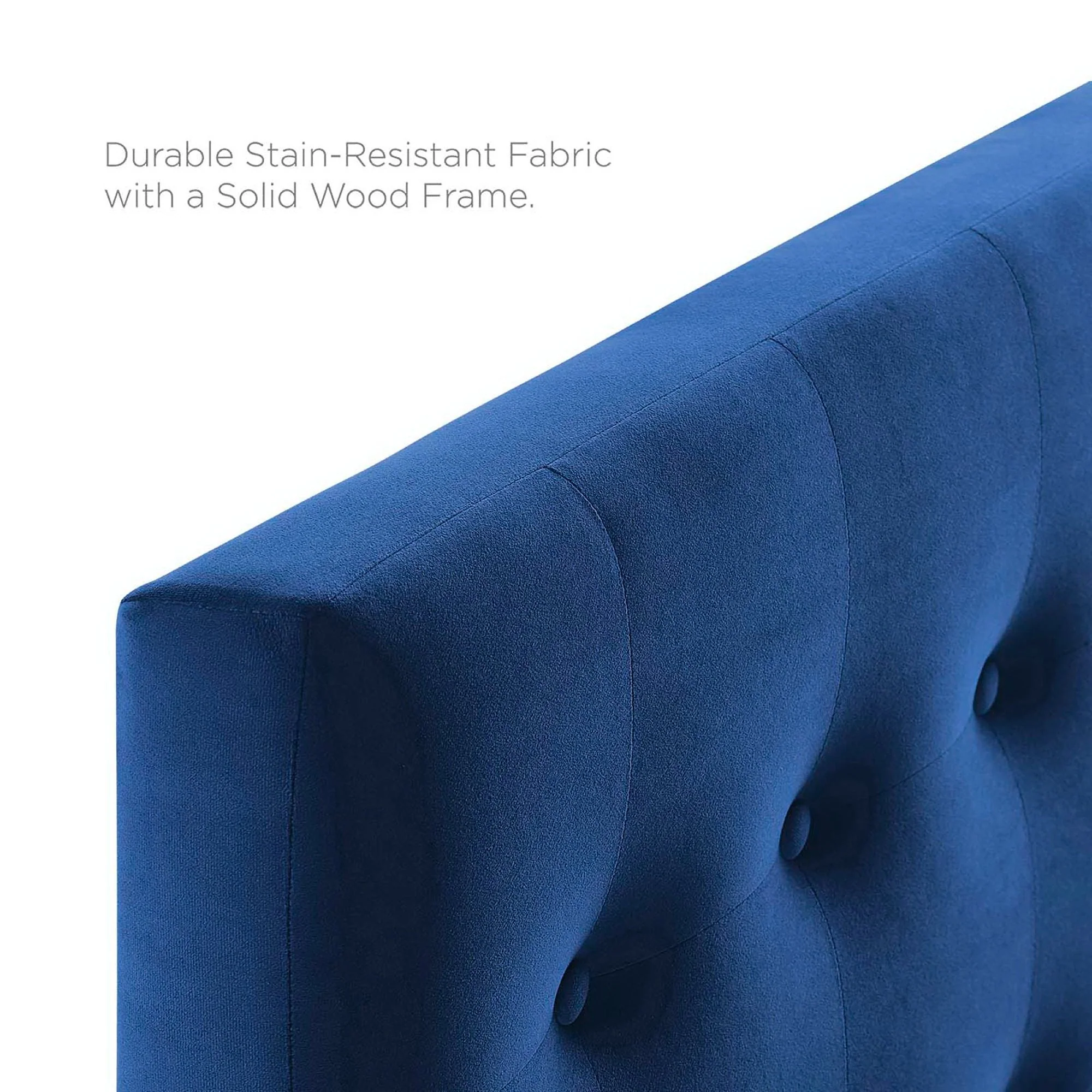 Biscuit Tufted Performance Velvet Upholstered Headboard - Image 17