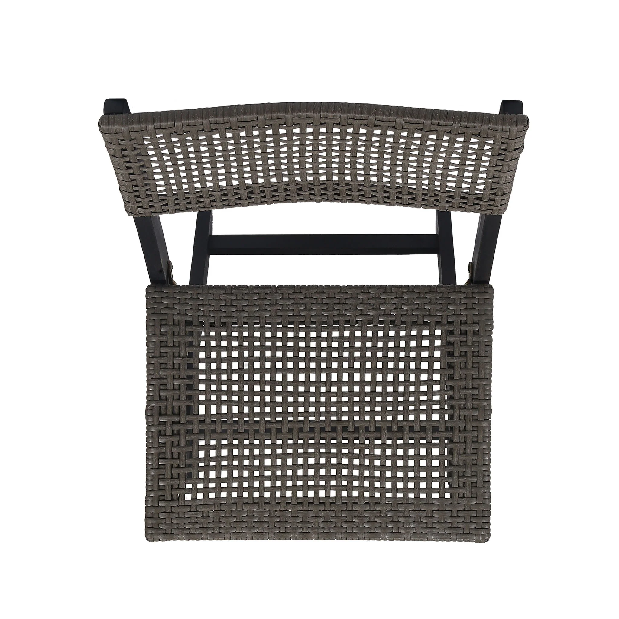 Bistro Foldable Chair With Wicker Backrest - Image 14