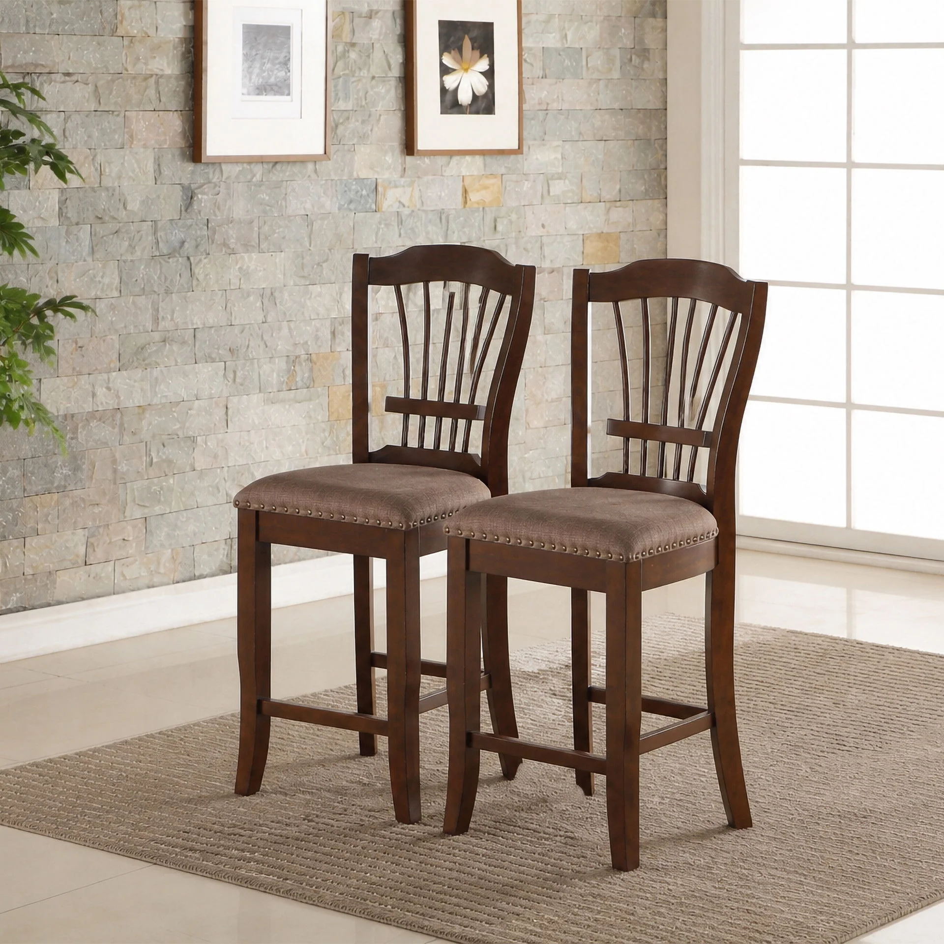 Bixby - Counter Chair (Set of 2) - Espresso - Image 2