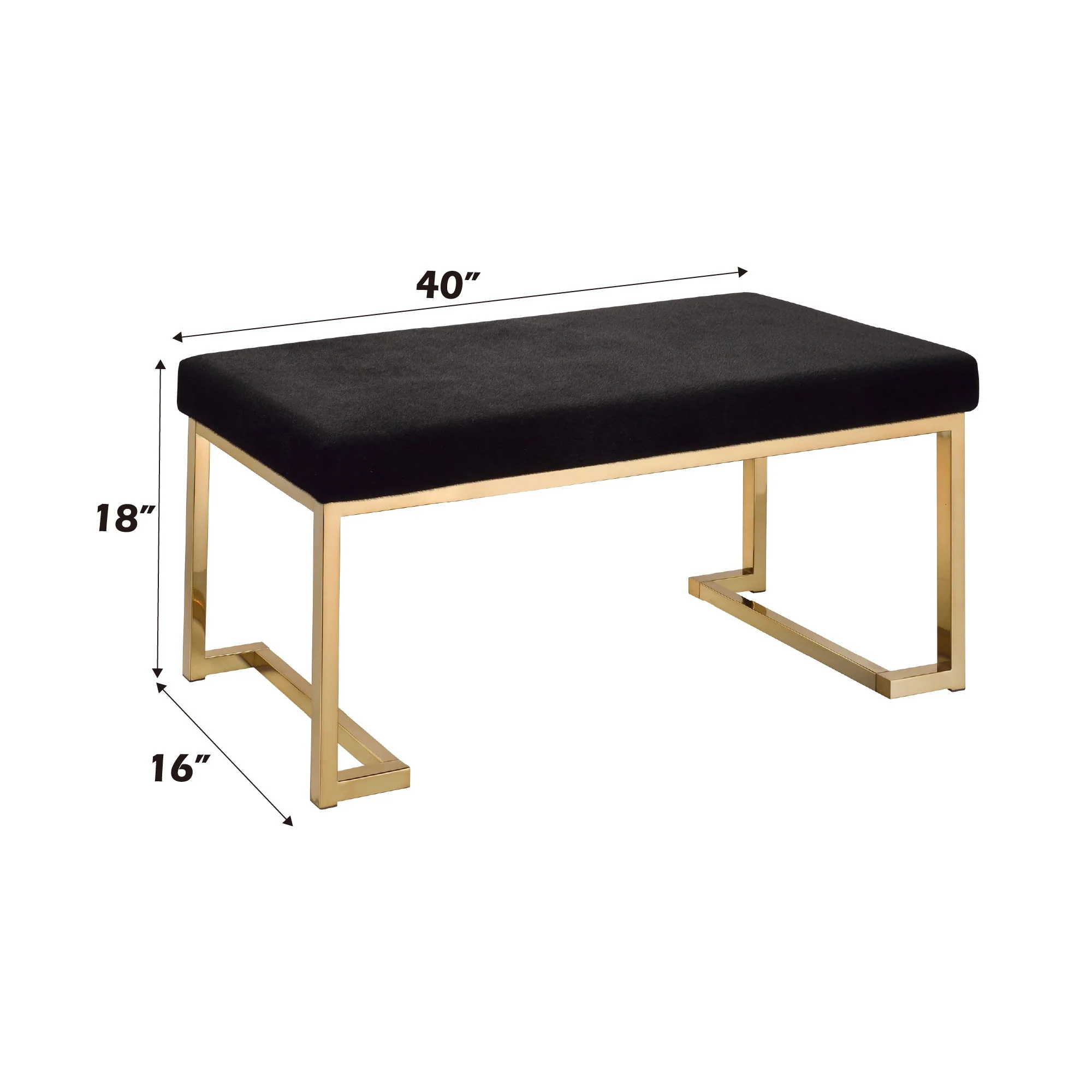 Boice - Bench - Black - Image 3
