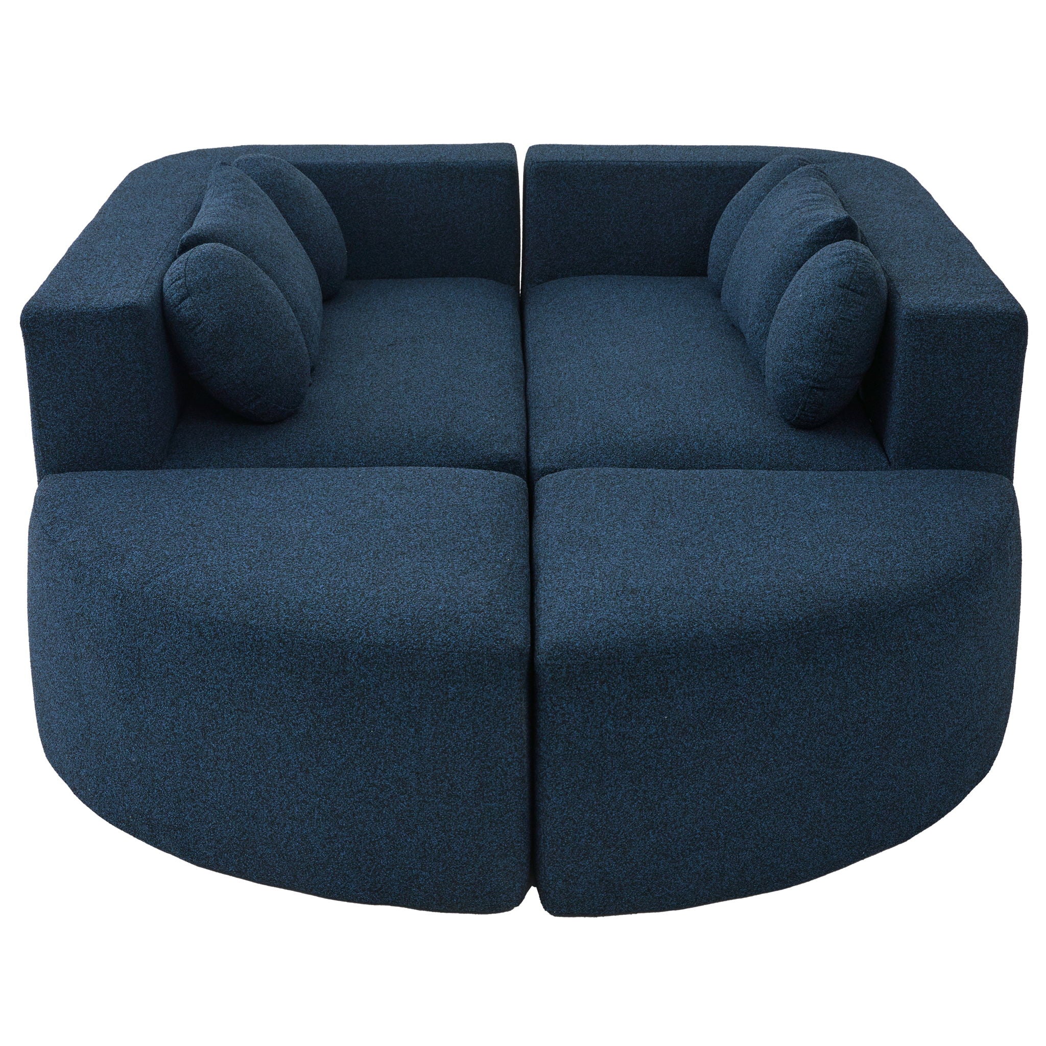 Boneless - Couch Modular Sectional Sofa With Deep Seating And Curved Design - Image 17