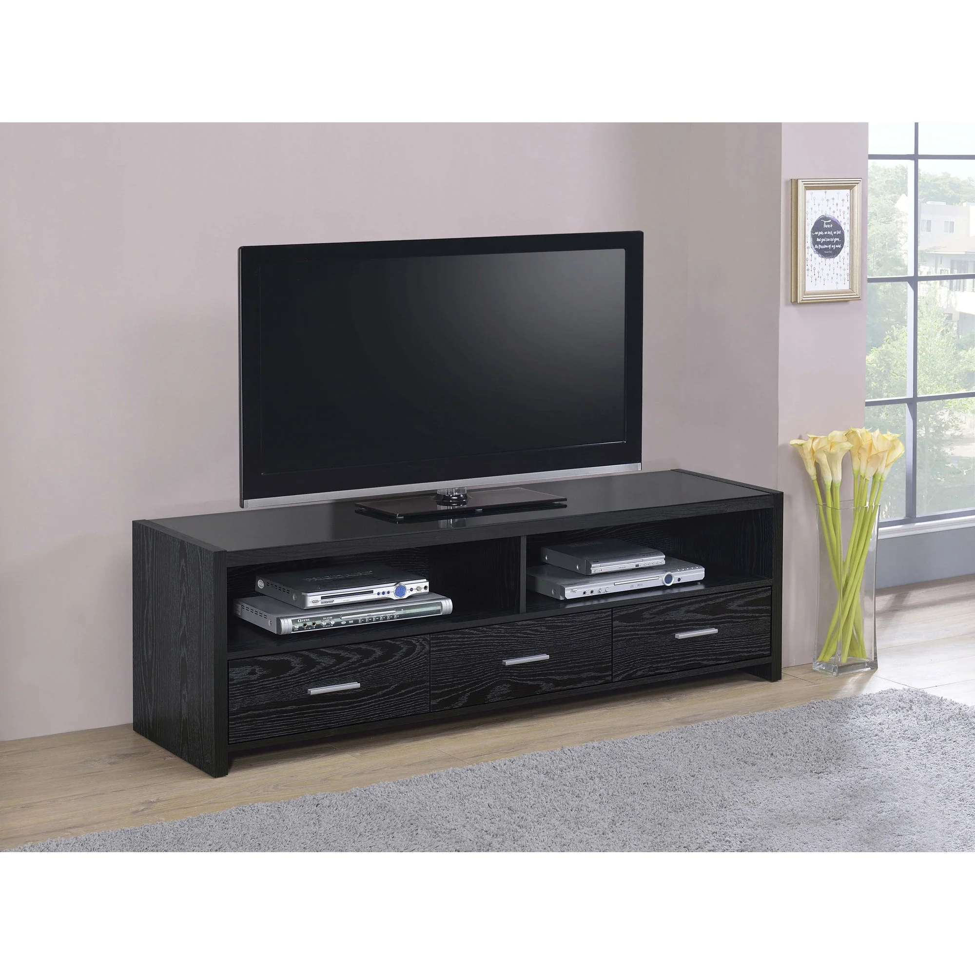 Bossert - 3 Drawer Stand - Black - Image 7