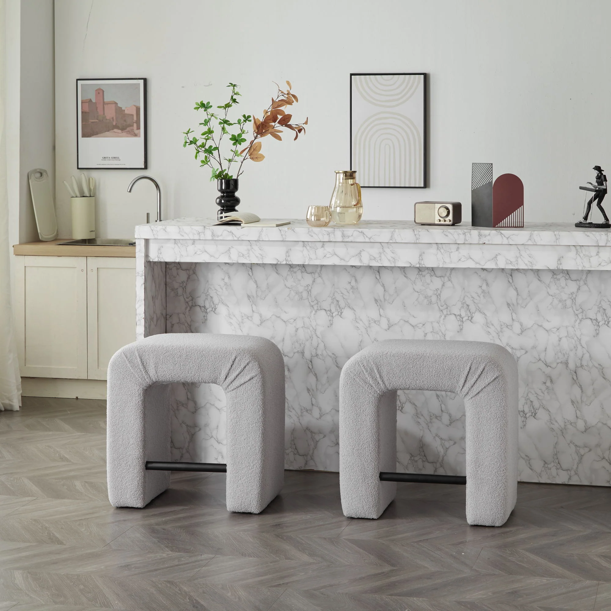 Boucle Stool (Set of 2) - Image 8