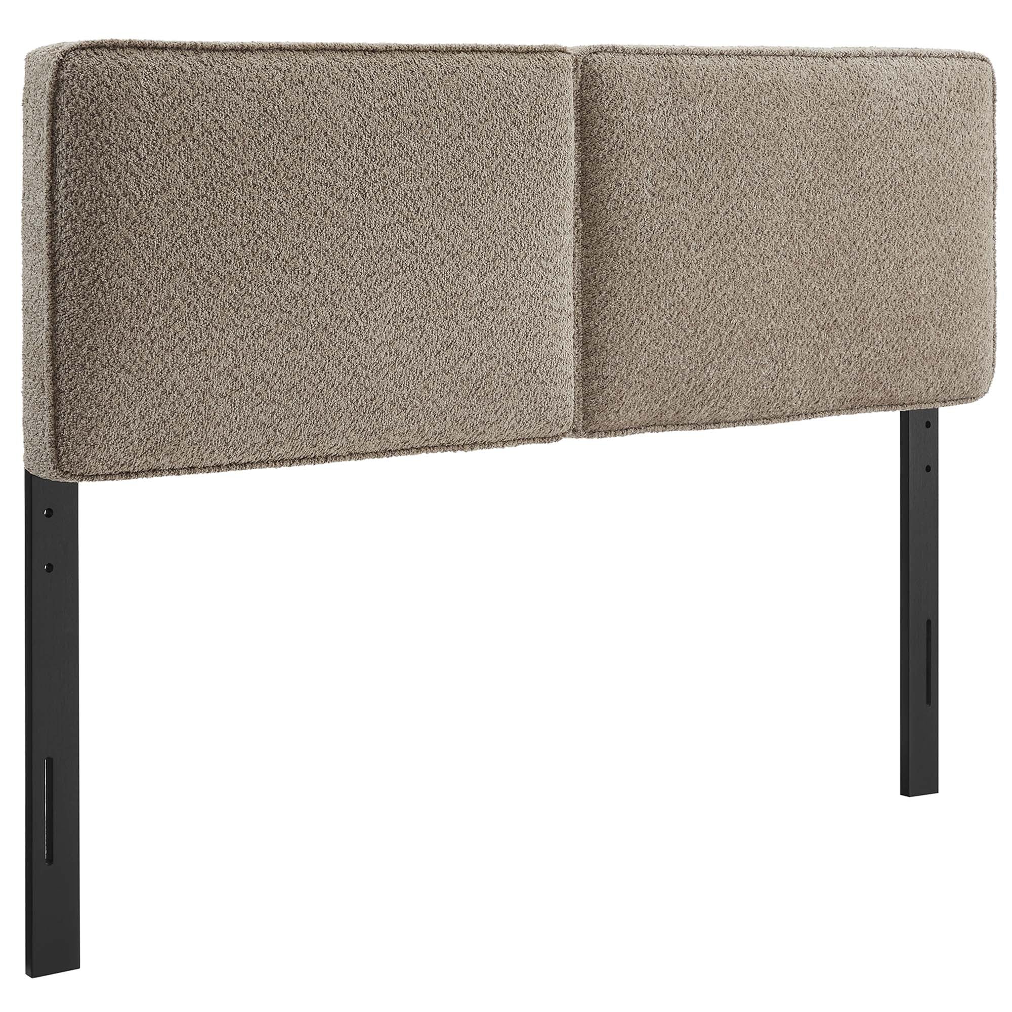Boucle Upholstered Pillow-Style Headboard - Image 37
