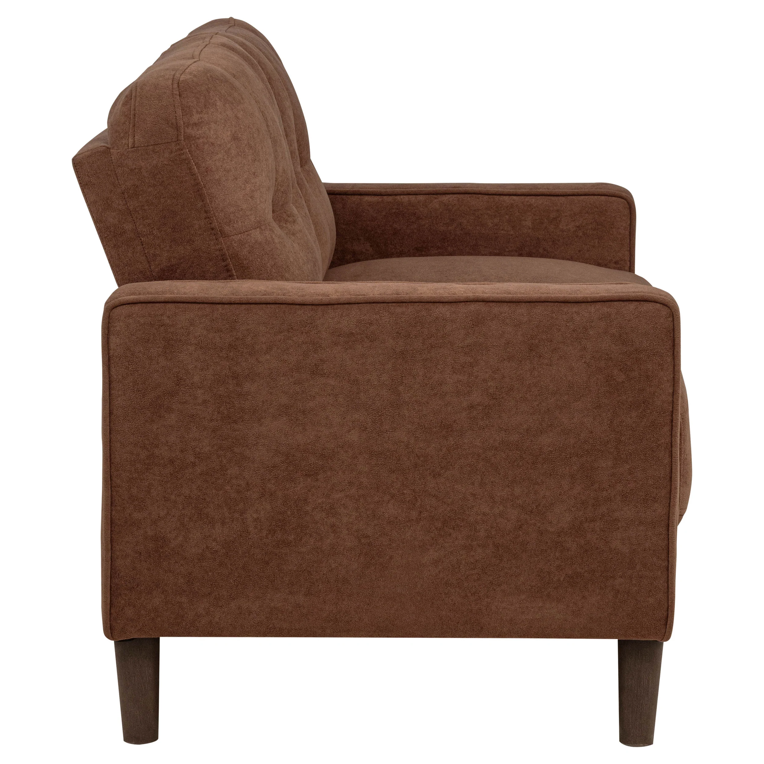 Bowen II 2-Piece Fabric Upholstered Track Arm Sofa Set, Rust - Image 7