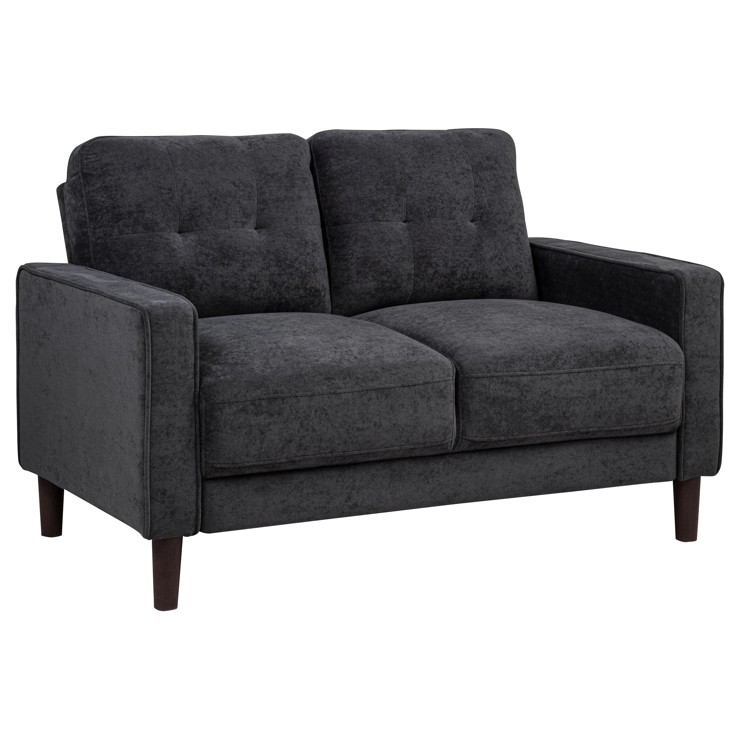 Bowen II 2-Piece Upholstered Track Arm Sofa Set Steel Grey - Image 7