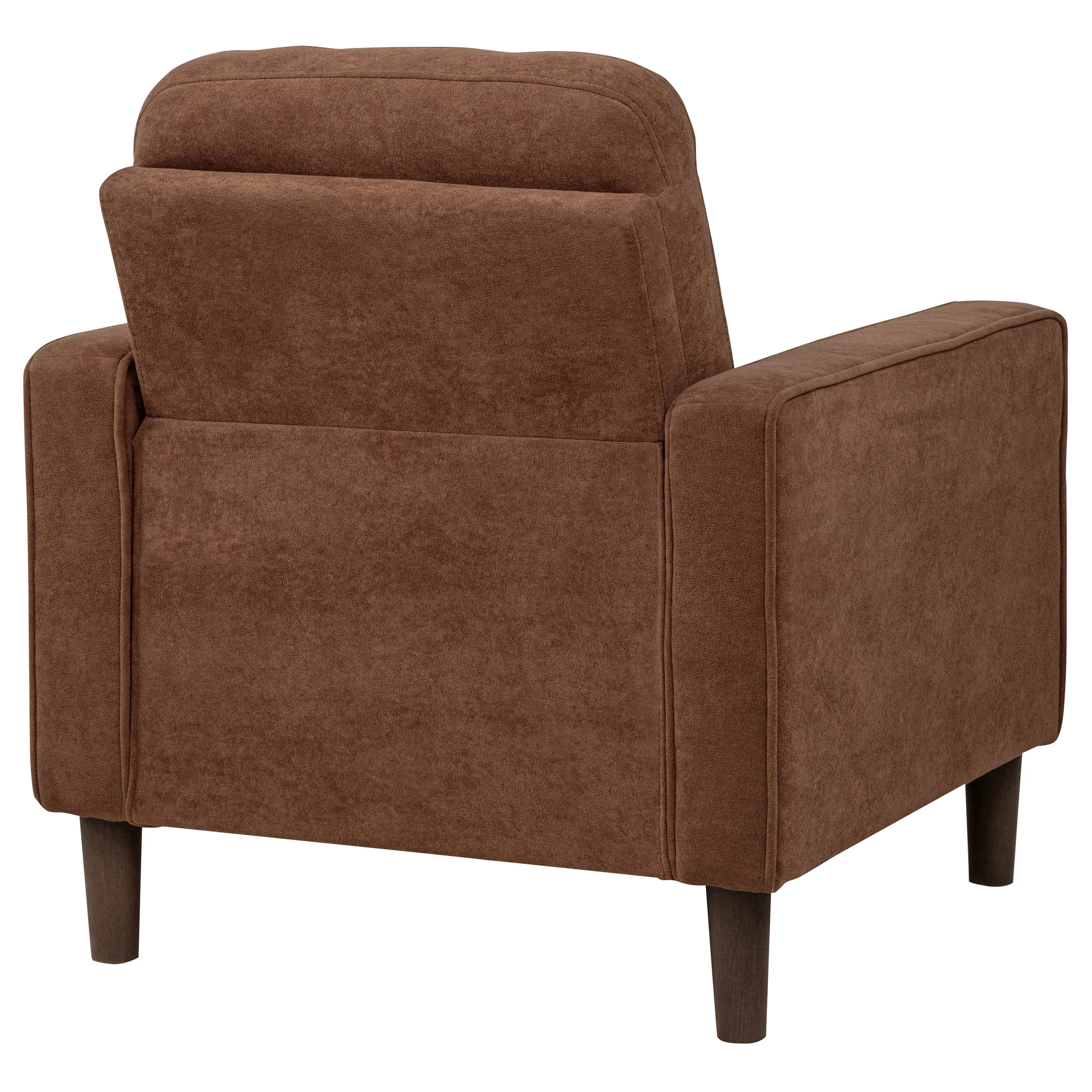 Bowen II Fabric Upholstered Track Arm Accent Chair - Rust - Image 10