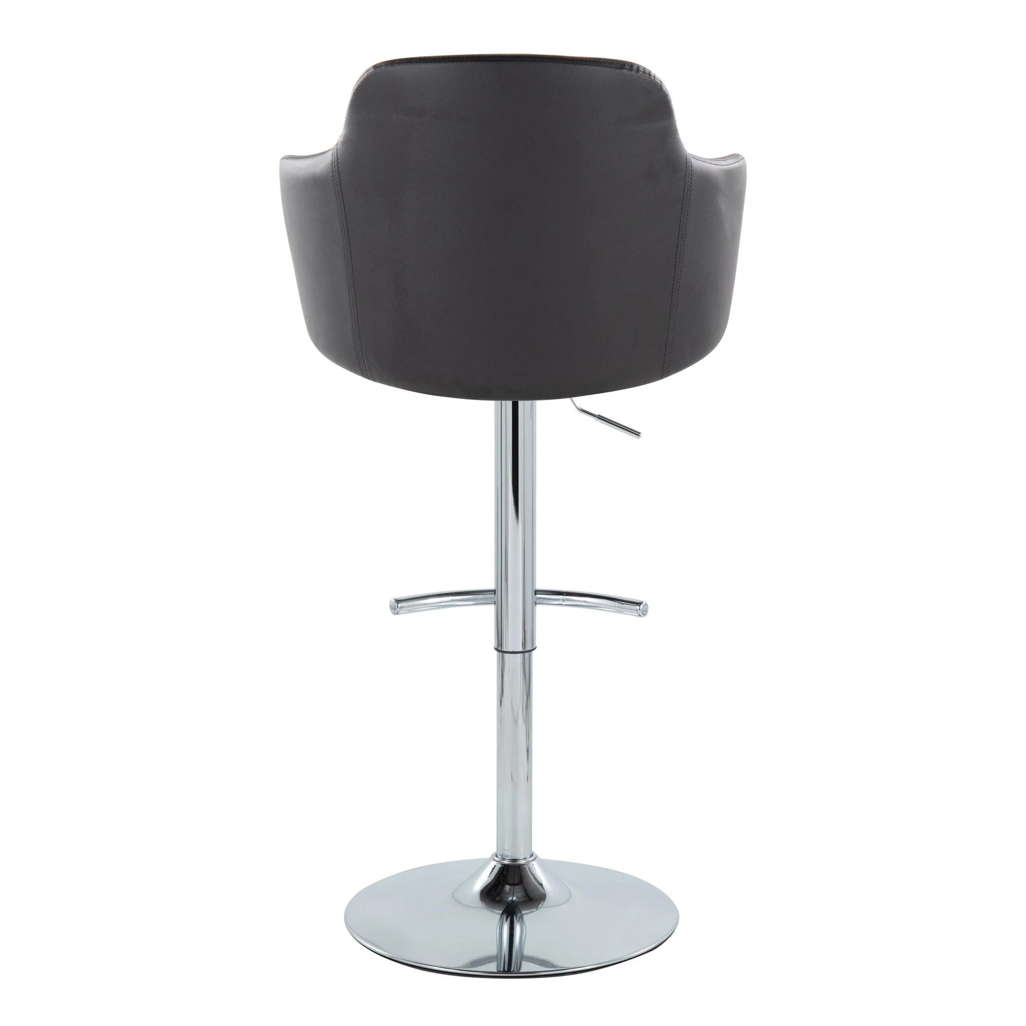 Boyne - Contemporary Adjustable Barstool With Swivel & Rounded T Footrest (Set of 2) - Image 9