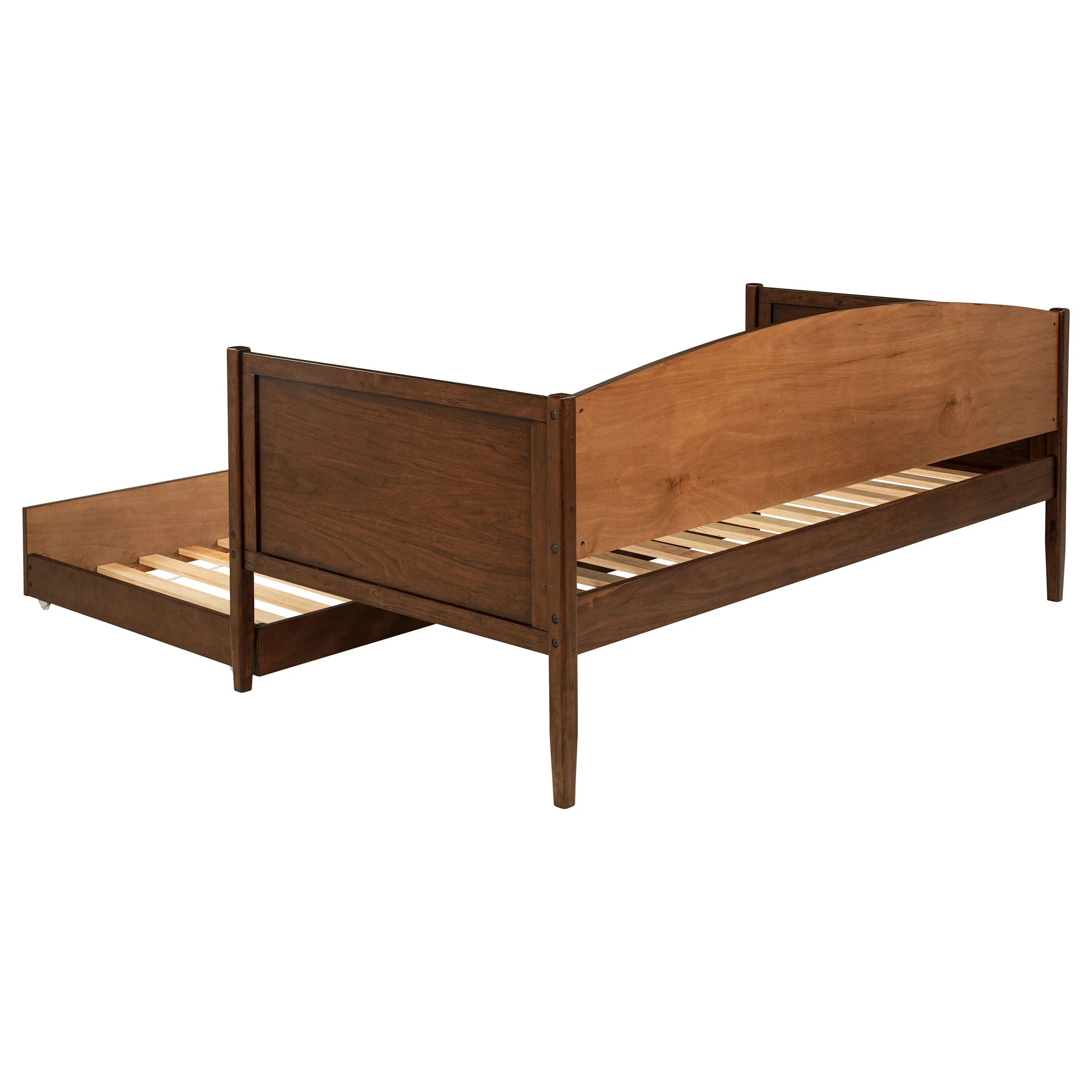 Bozeman Wood Twin Daybed With Trundle, Medium Walnut - Image 6