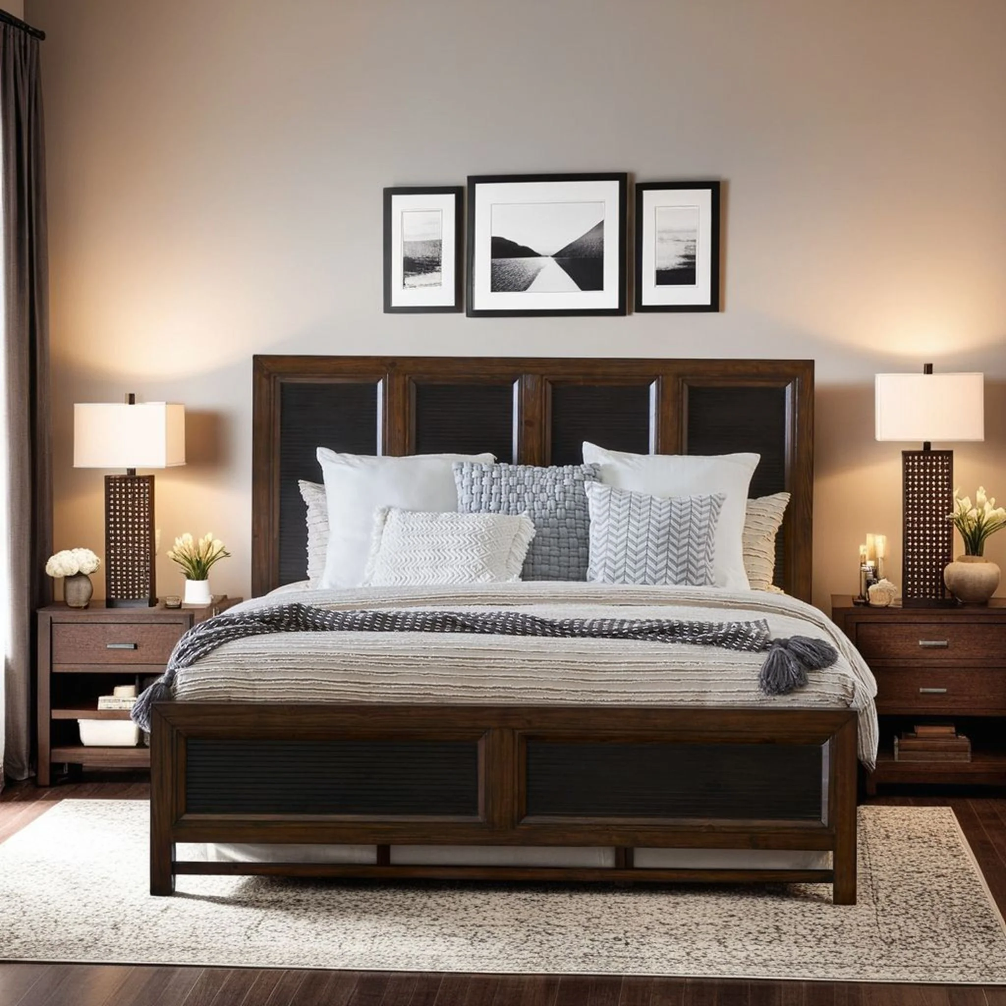 Beautiful Panel Bed - Image 5