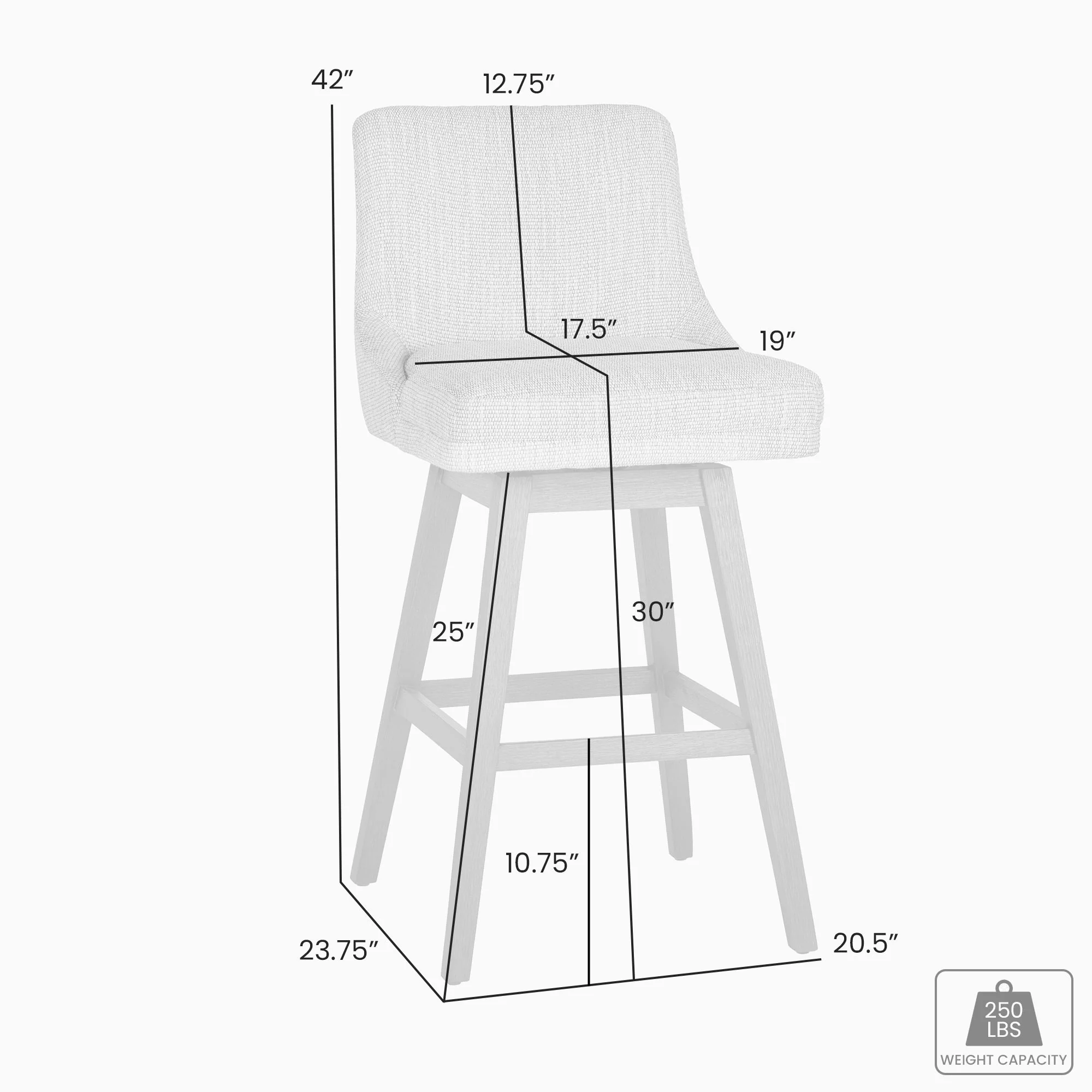 Branson - Swivel Barstool - Image 25