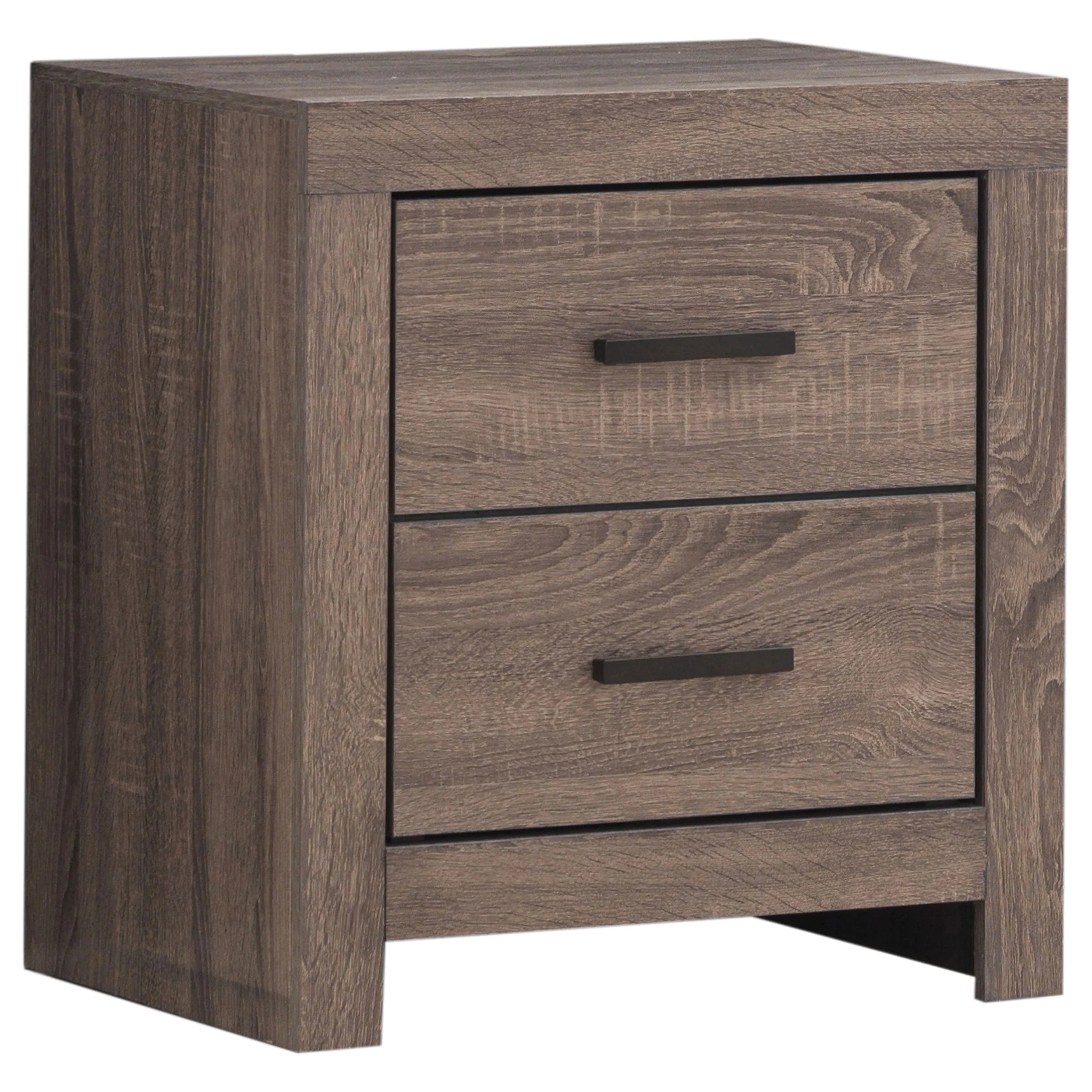 Brantford 2-Drawer Nightstand in Barrel Oak