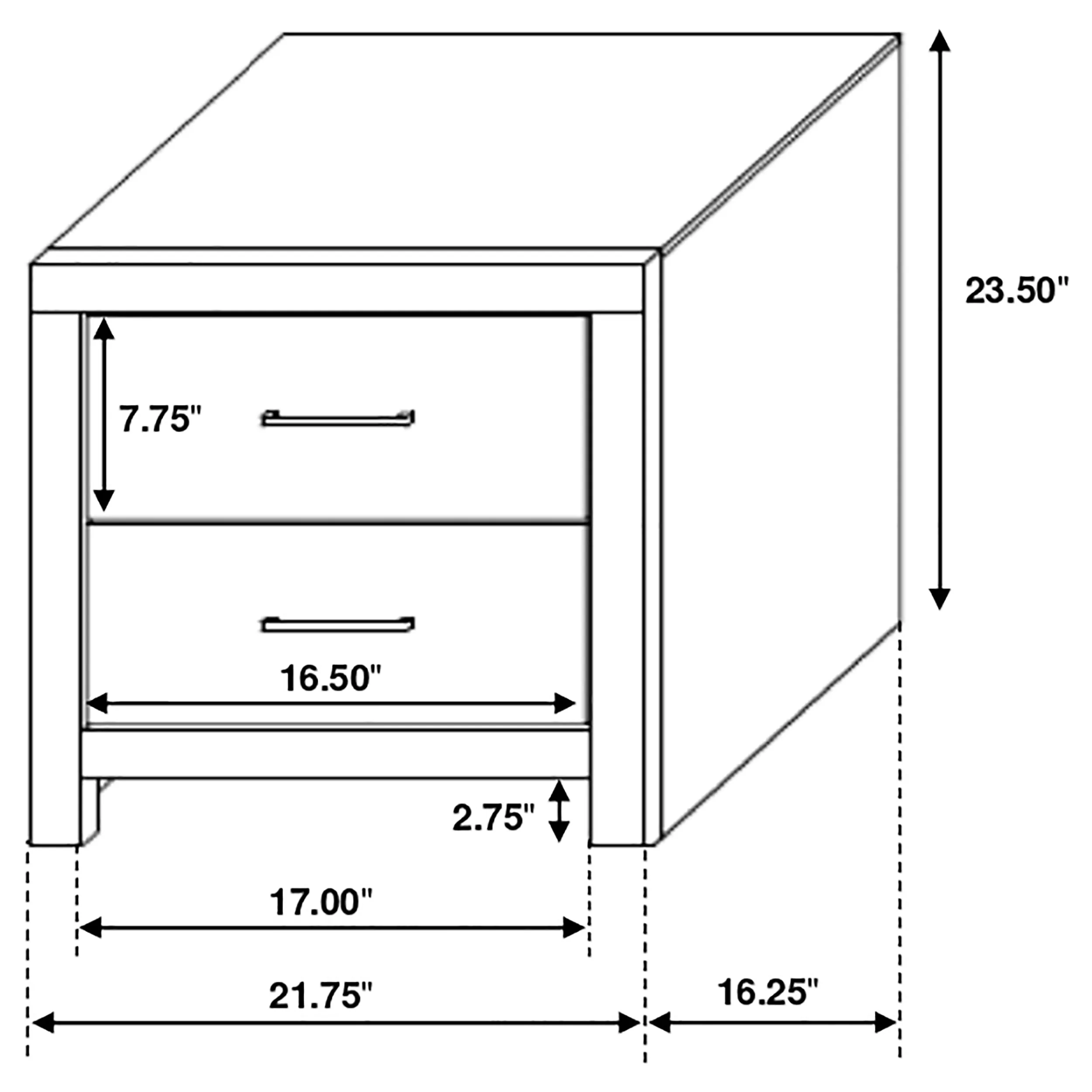 Brantford 2-Drawer Nightstand in Barrel Oak - Image 10