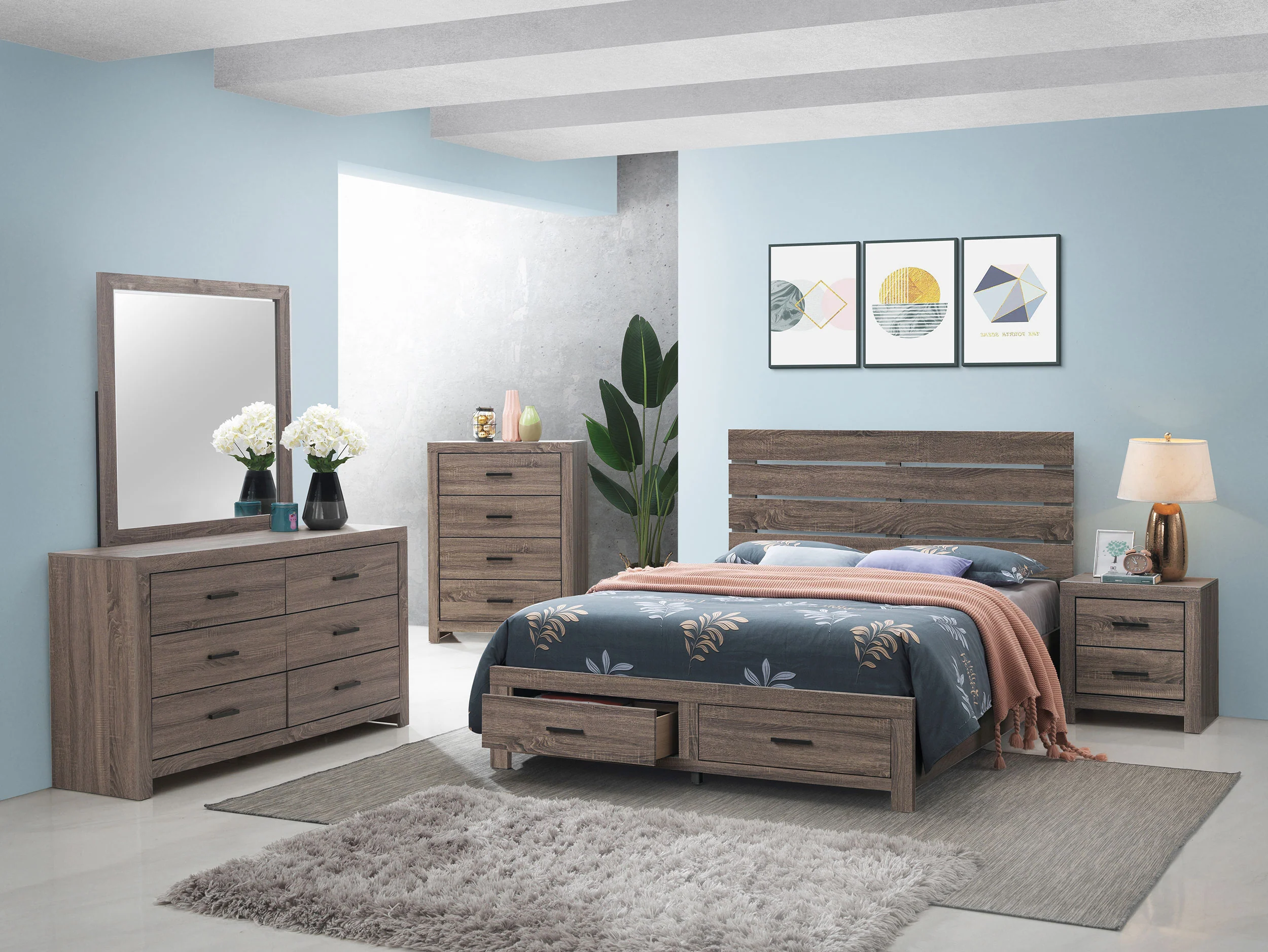 Brantford 2-Drawer Nightstand in Barrel Oak - Image 12
