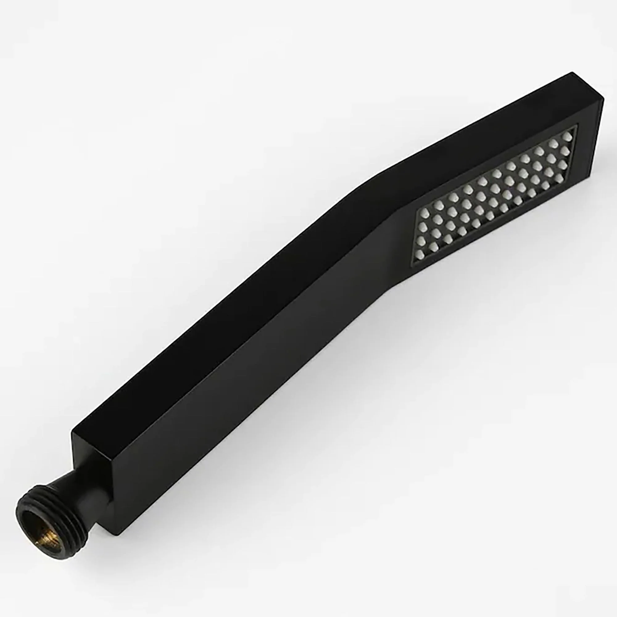Brass Shower System With 10" Rainfall Shower Head And Handheld Sprayer - Matte Black - Image 6